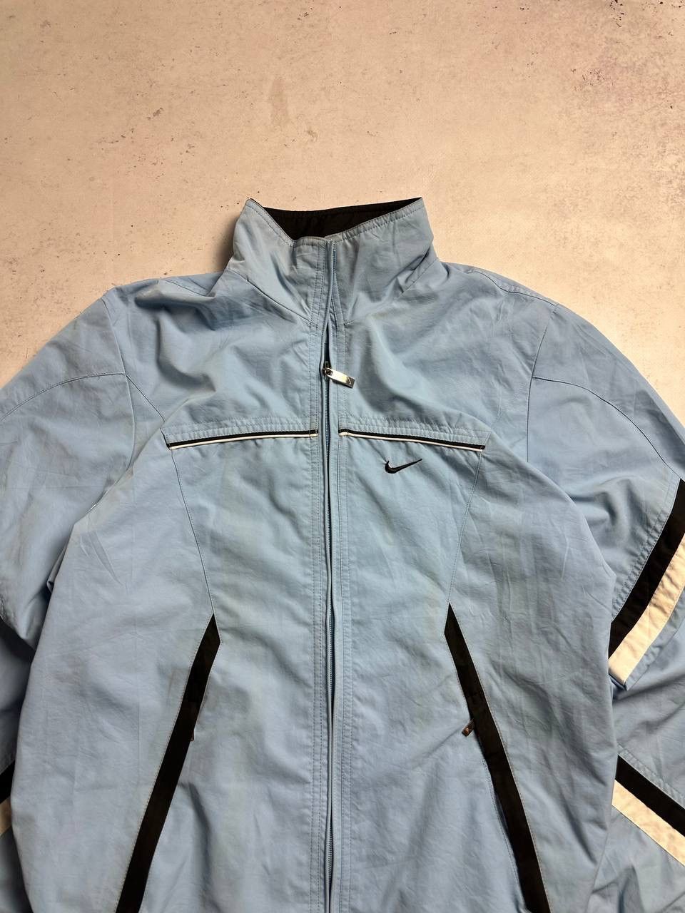 Nike Vintage Nike Swoosh Boxy Olympic Zip Jacket Y2K M Size US M / EU 48-50 / 2 - 2 Thumbnail