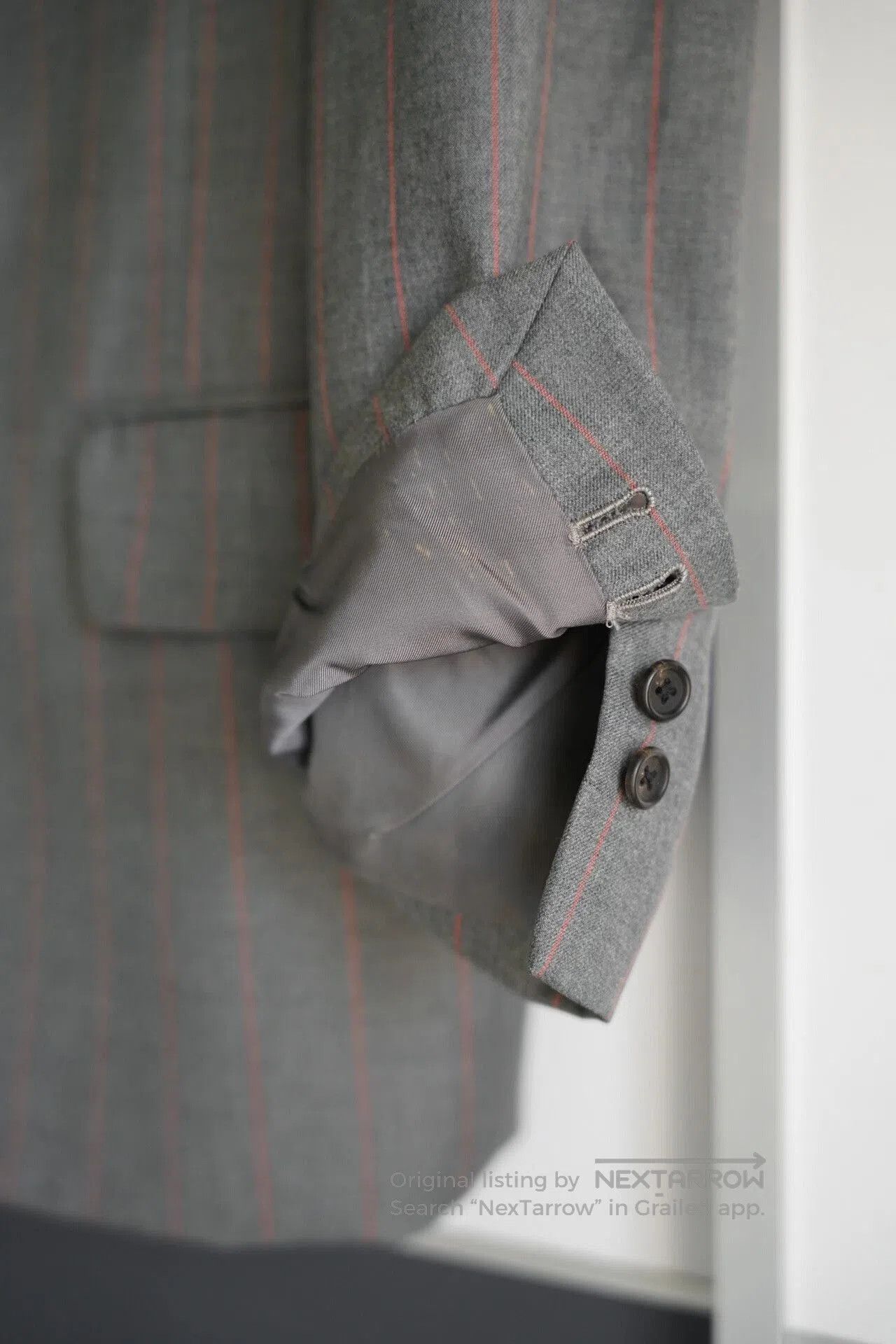 Yohji Yamamoto oversized khaki linen coat with large collar. Size US S / EU 44-46 / 1 - 5 Thumbnail