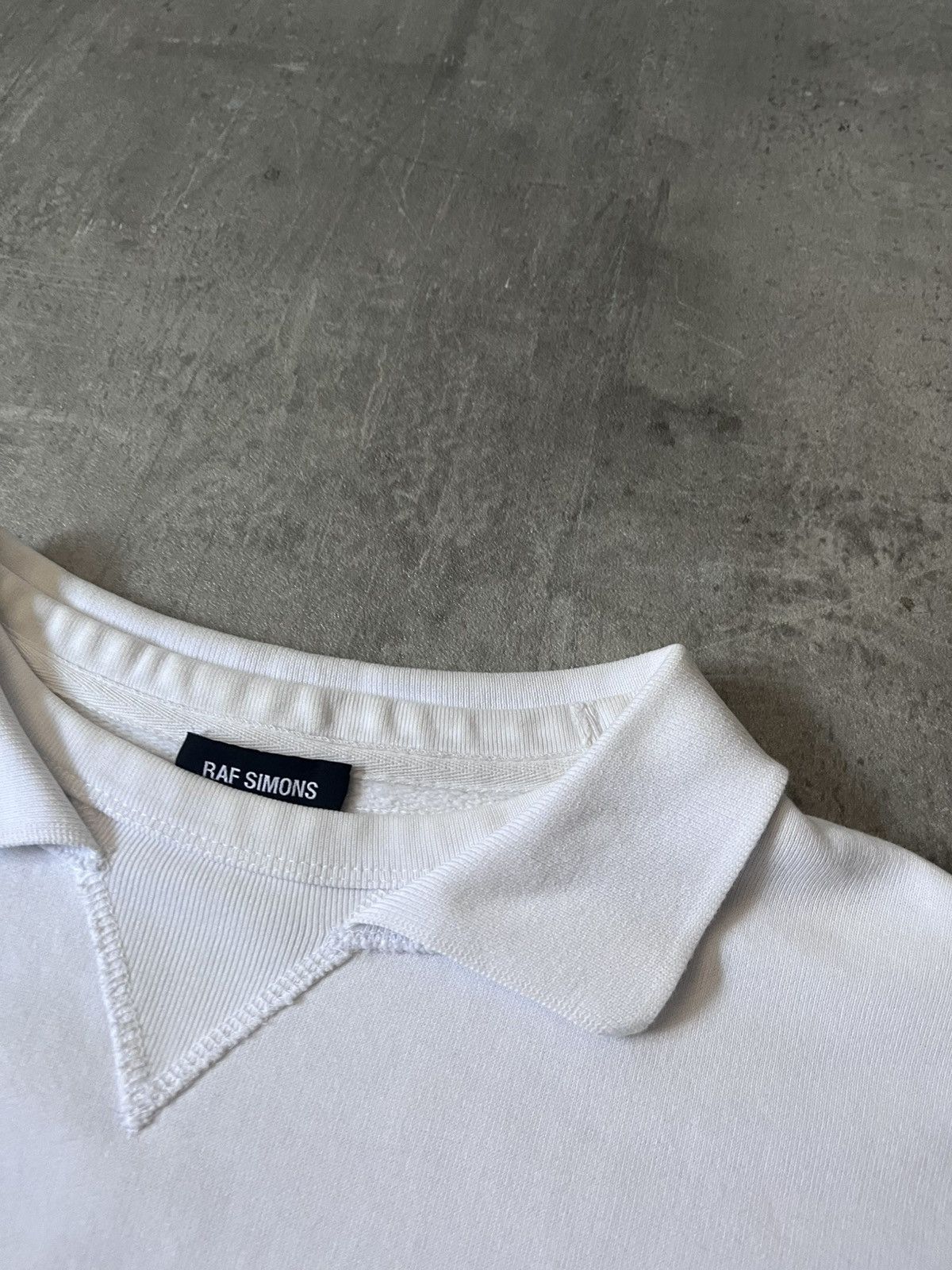 Raf Simons Raf Simons AW 19/20 white polo sweatshirt Size US M / EU 48-50 / 2 - 6 Thumbnail
