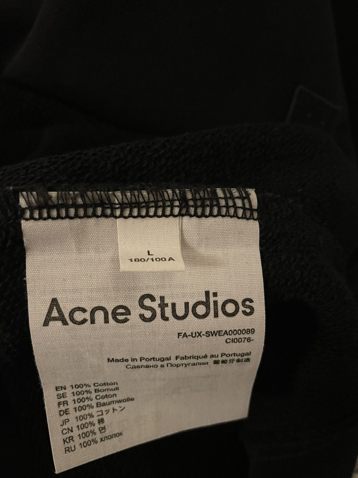 Acne Studios Crew neck sweater Size US L / EU 52-54 / 3 - 8 Thumbnail