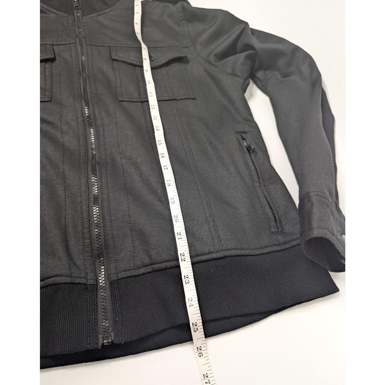 Vintage KAUN Jacket Men’s Medium Black Full Zip Coat Utility Pockets Military Style Size US M / EU 48-50 / 2 - 3 Thumbnail