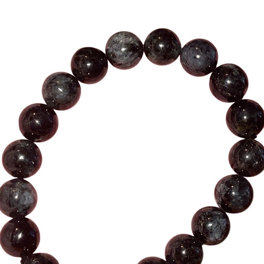 Other Black tourmaline in quartz 8mm stretch bracelet Crystal 7 inches ONE NEW Size ONE SIZE - 4 Thumbnail