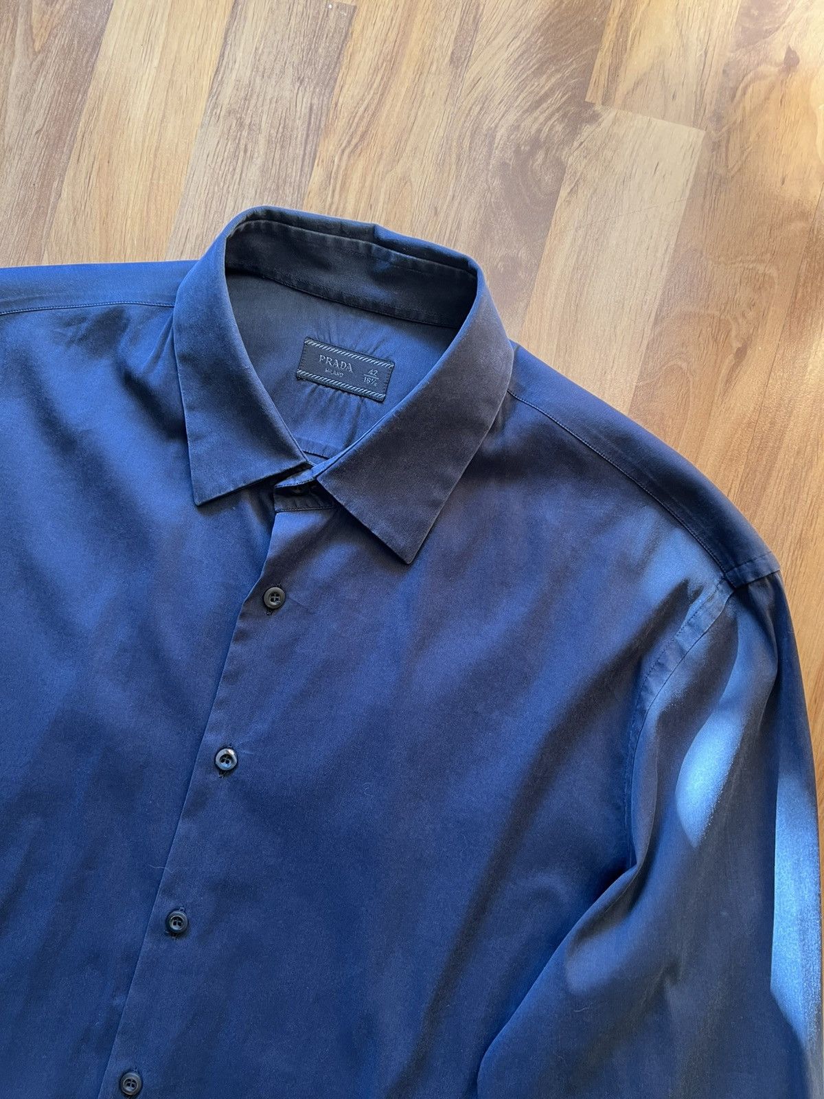 Prada Prada stretch cotton shirt men's size L Size US L / EU 52-54 / 3 - 2 Thumbnail