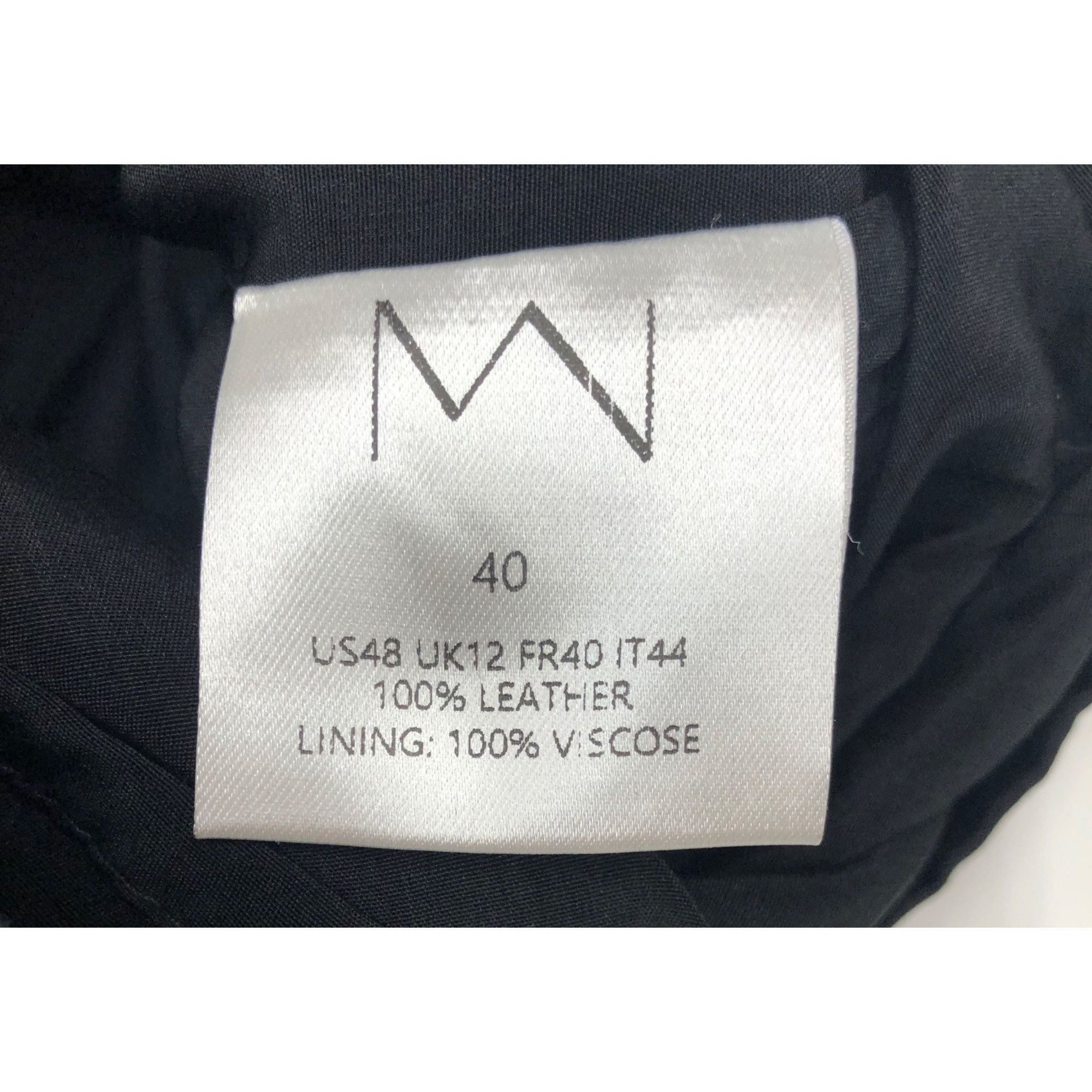 Other Black Leather Shorts - The Mannei -SAKIB -EU 40 / USA Size 1 Size 32" / US 10 / IT 46 - 10 Thumbnail