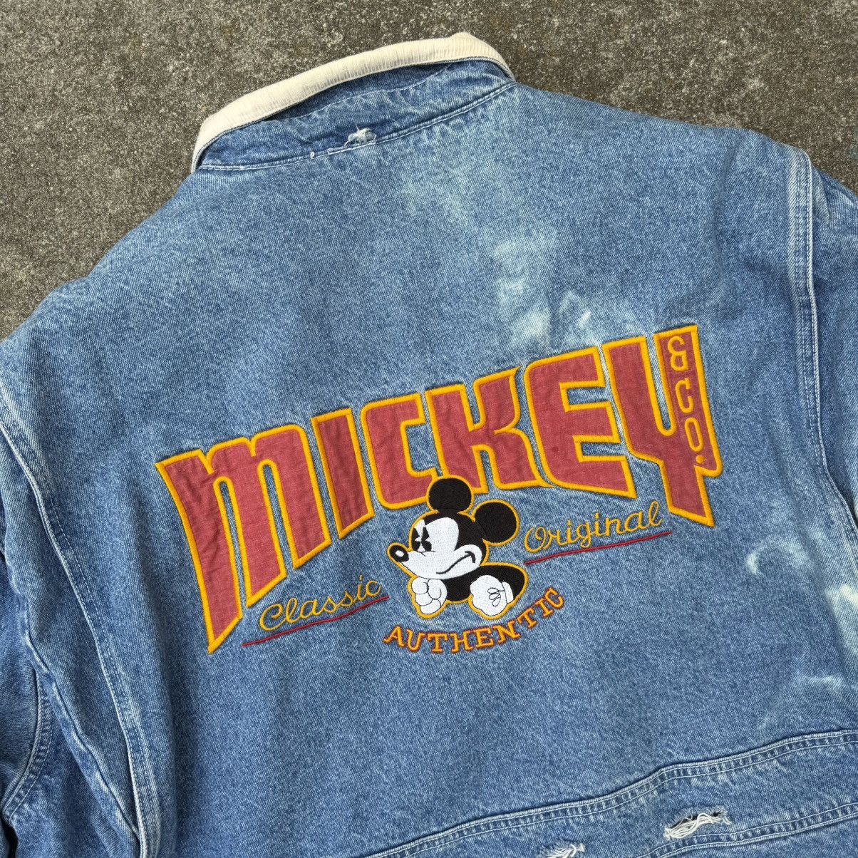 Disney 90s Disney Mickey Mouse blue denim jacket XLarge Size US XL / EU 56 / 4 - 1 Thumbnail