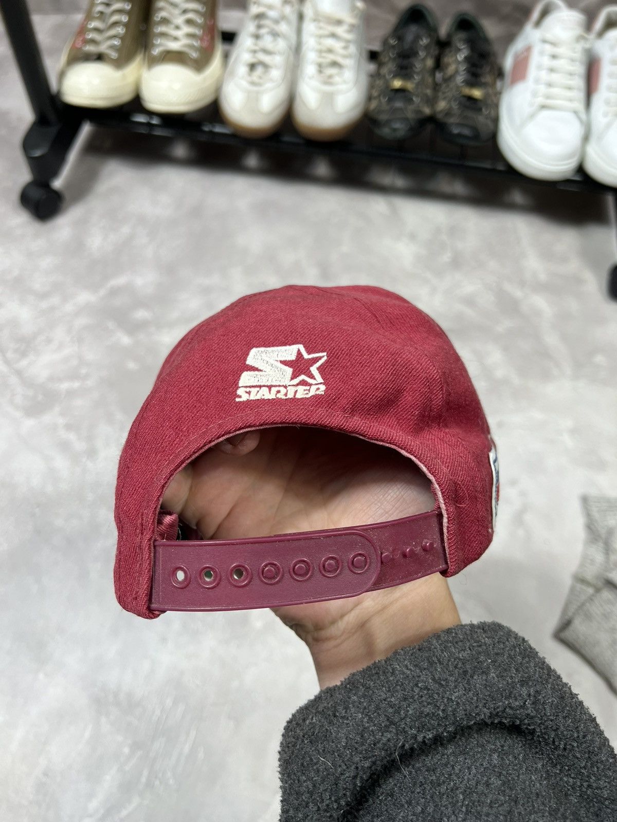 Starter Archive Red Skins Starter Made in Korea Wool Cap Size ONE SIZE - 5 Thumbnail