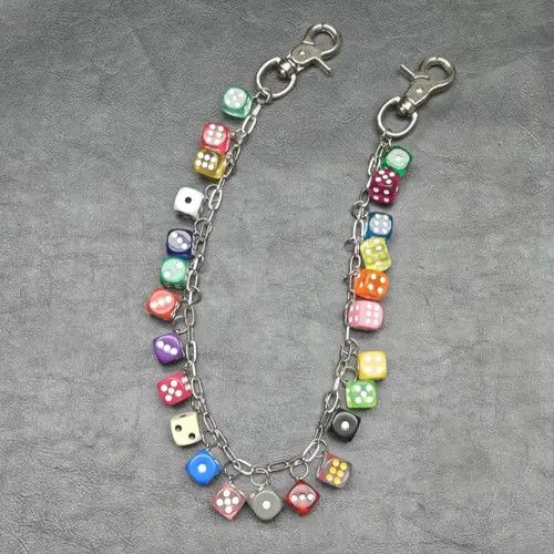 VIBE Colourful Dice Pants Chain Size ONE SIZE - 3 Thumbnail