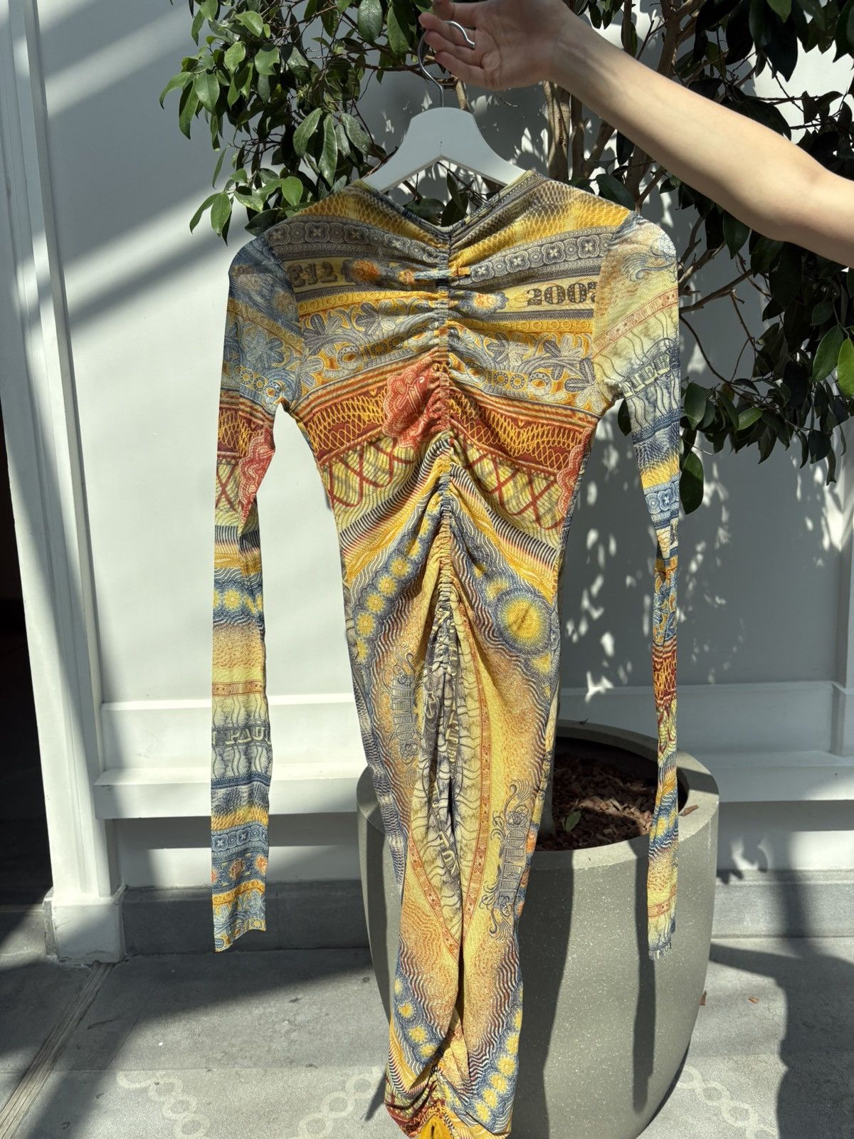 Jean Paul Gaultier Jean Paul Gaultier soleil tattoo print dress Size S / US 4 / IT 40 - 18 Thumbnail