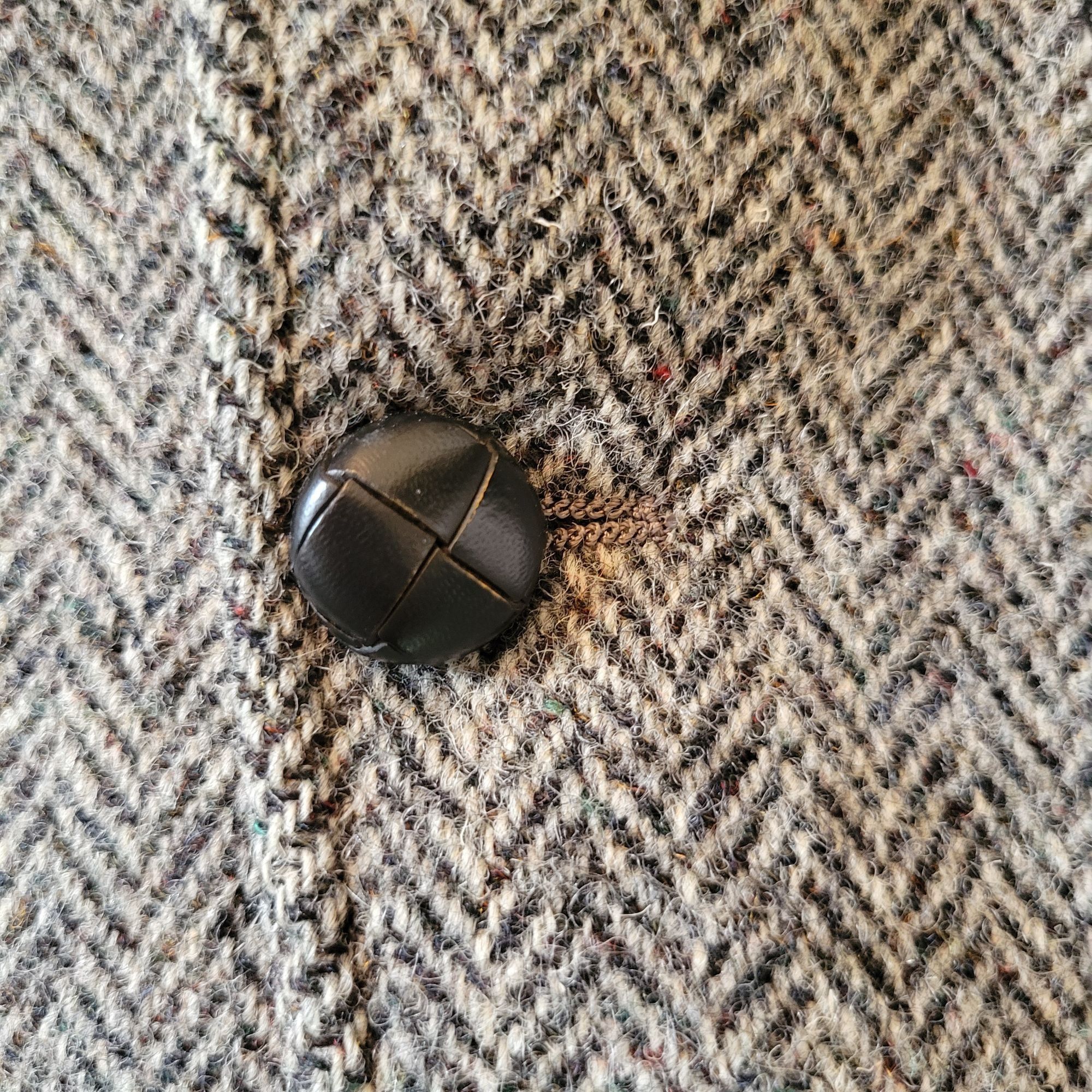 Harris Tweed Harris Tweed Handwoven Wool Blazer Jacket Herringbone USA Vi Size 40R - 8 Thumbnail