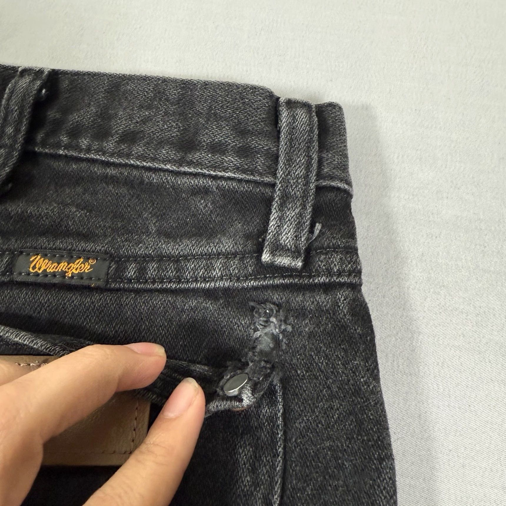 Wrangler Wrangler Jeans Mens 36x34 Black 13MWZ Straight Denim Pants Western Cowboy Cut Jeans Size US 36 / EU 52 - 6 Thumbnail