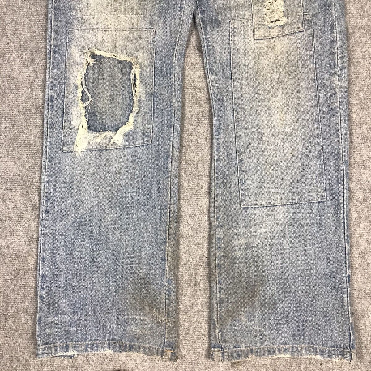 Japanese Brand JAPANESE BRAND JAPAN STYLE DISTRESSED PANTS Size US 32 / EU 48 - 3 Thumbnail