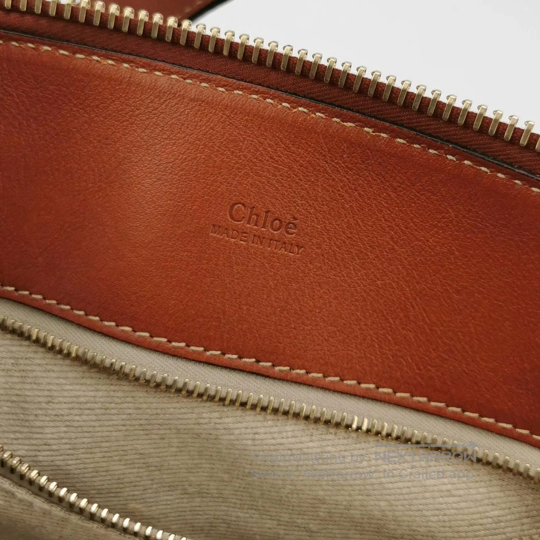 Chloe Chloe Brown Leather Handbag. Size ONE SIZE - 7 Thumbnail