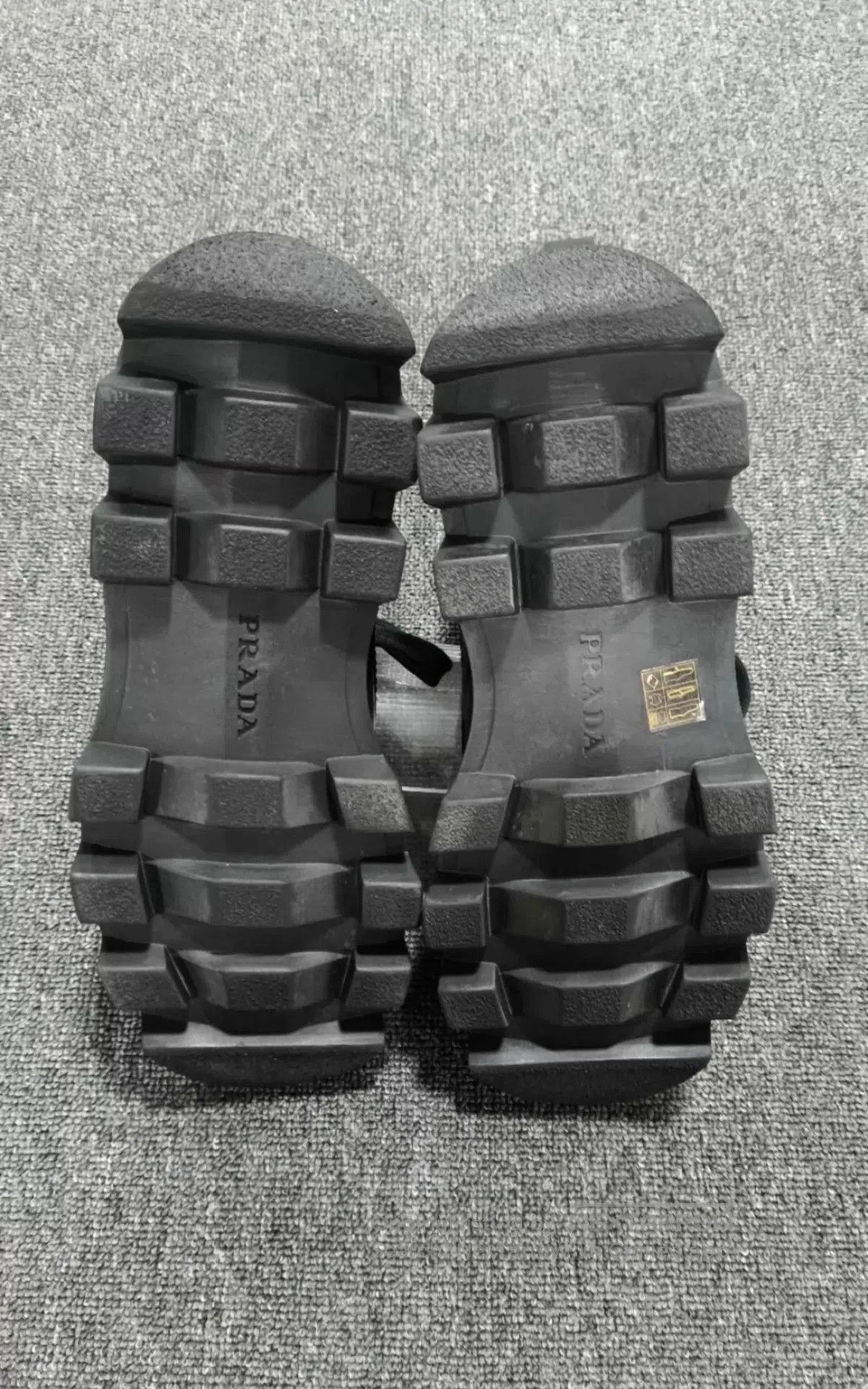 Prada Black Leather Lace. Size US 9.5 / EU 42-43 - 5 Thumbnail