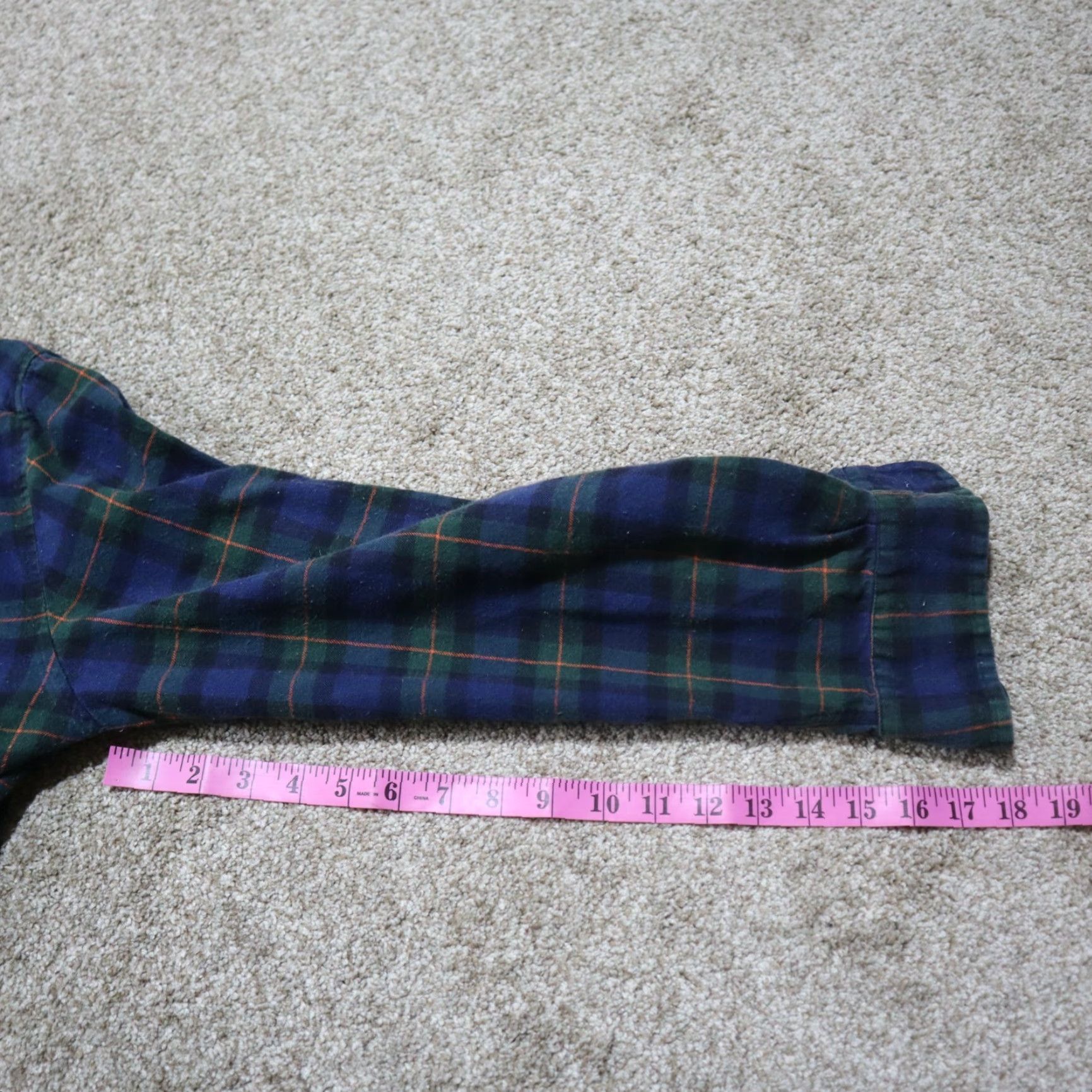Vintage Saddlebred Shirt Button-Up Plaid Blue Green 100% Cotton Mens Size M Medium Casual Shirt Front-Button Men Saddlebred Size US M / EU 48-50 / 2 - 7 Thumbnail