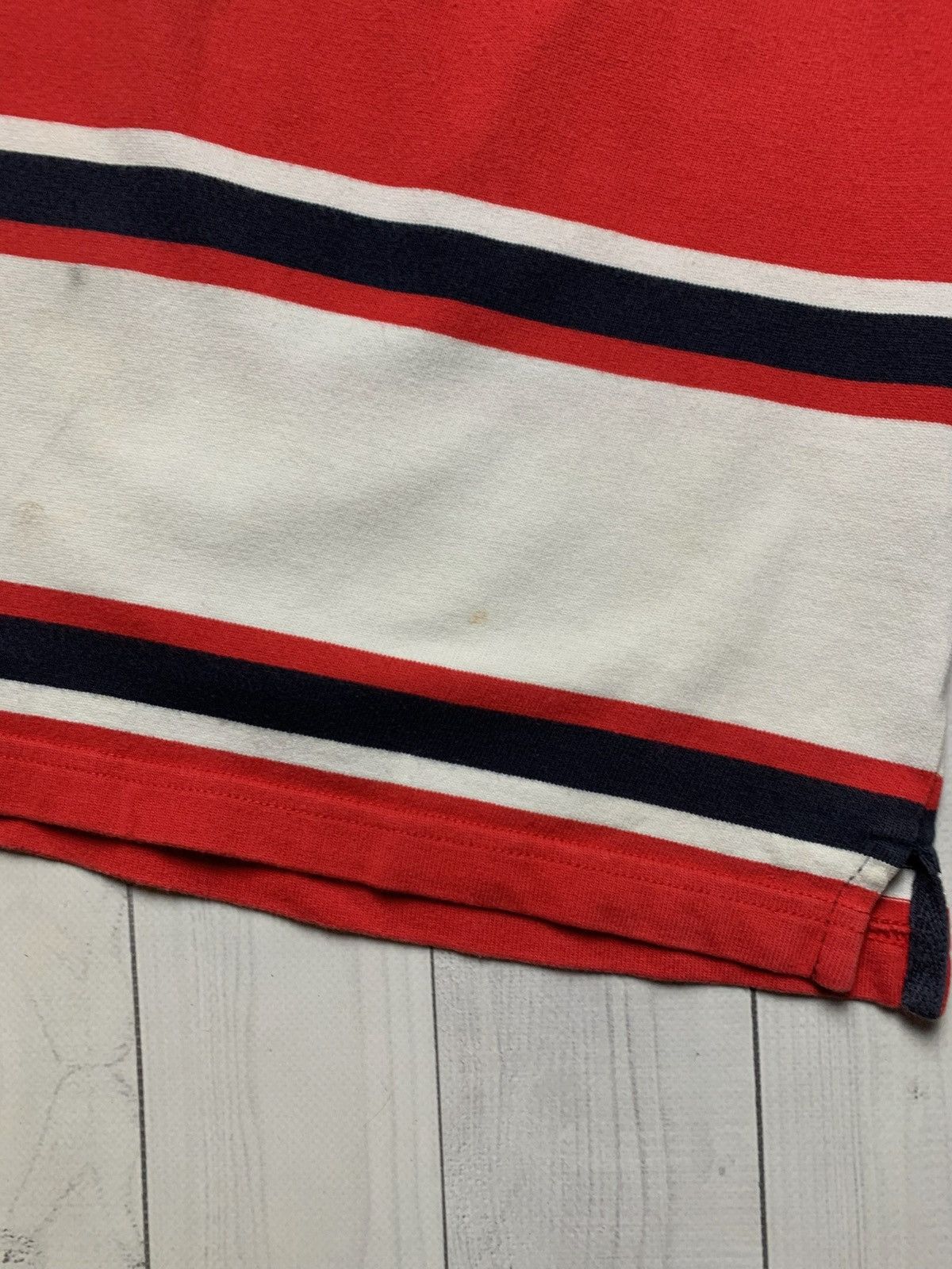 Vintage Vintage rugby jersey Gloucester rugby jersey striped rare Size US L / EU 52-54 / 3 - 4 Thumbnail