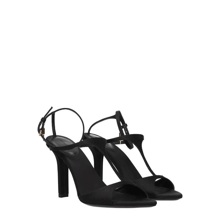 Givenchy ob1o1e1124 Satin Sandals in Black Size US 11 / IT 41 - 2 Thumbnail