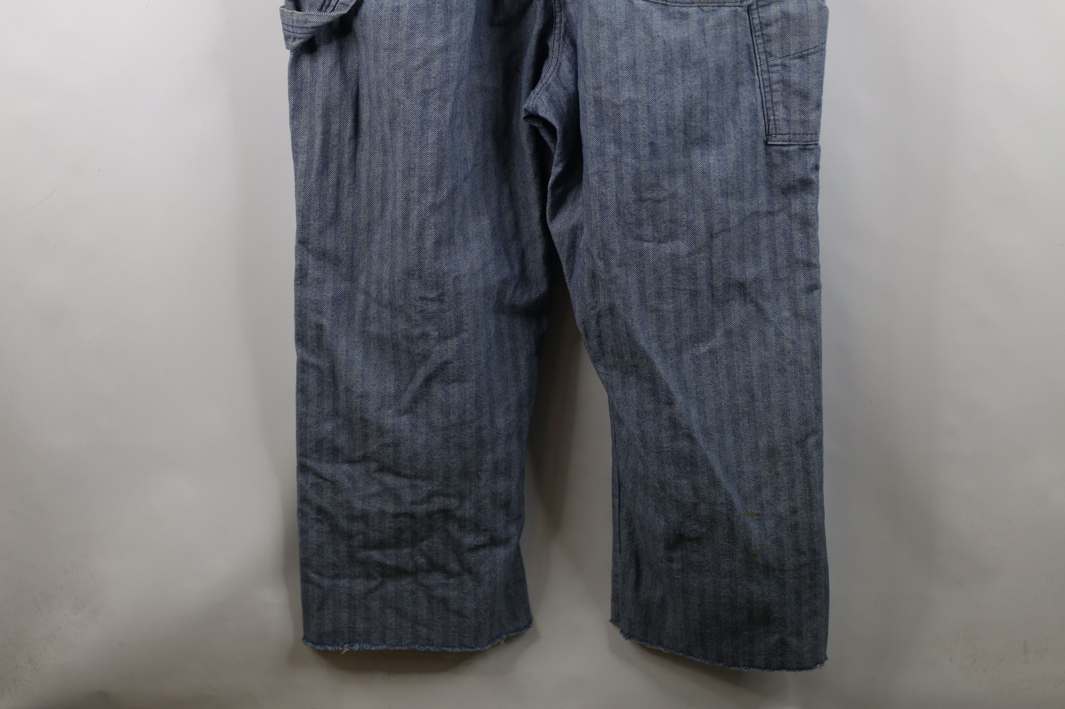 Walls Vintage 70s 80s Walls HBT Herringbone Twill Coveralls Bibs Size US 36 / EU 52 - 13 Thumbnail