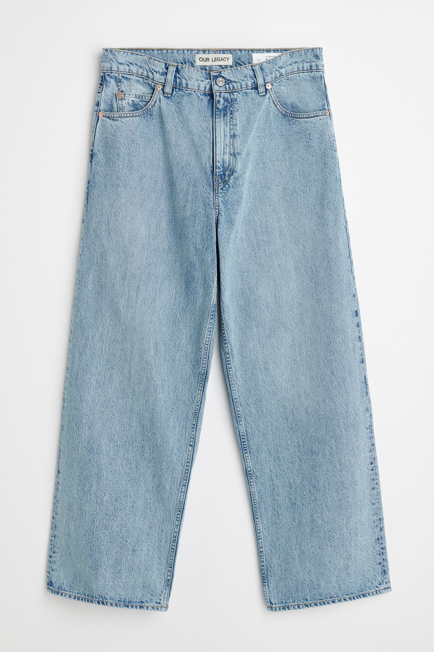 image of Our Legacy $420 Vast Cut Jeans • Rider Wash Denim Blue • 46 / 32, Men's