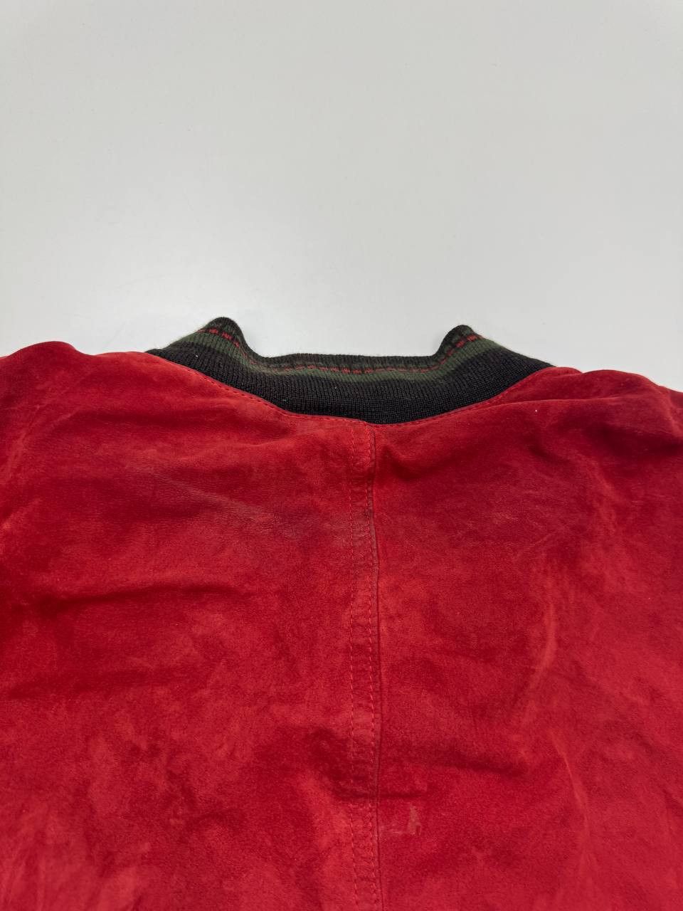 Vintage vintage men's suede bomber jacket Size US L / EU 52-54 / 3 - 13 Thumbnail