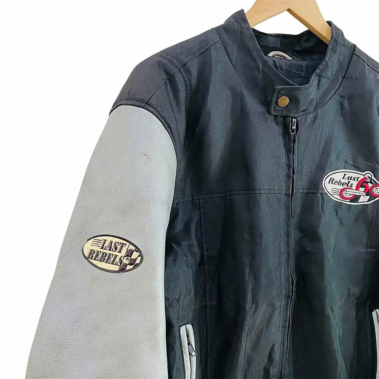 Other Vtg LAST REBLS Biker Motorcycle Guard Jacket Leather Sleeve Size US XL / EU 56 / 4 - 3 Thumbnail