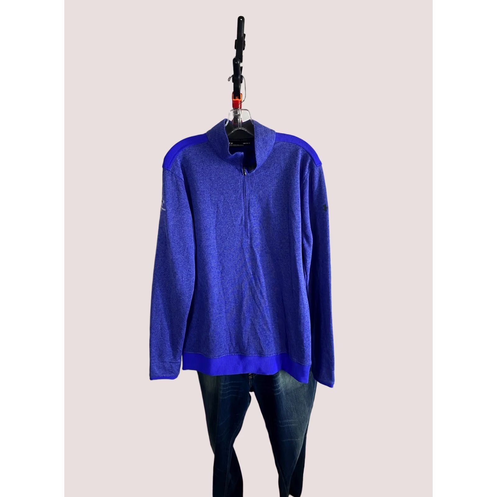 Under Armour Under Armour Mens Club Championship Zippered SWEATER Large L Sharp Size US L / EU 52-54 / 3 - 1 Thumbnail