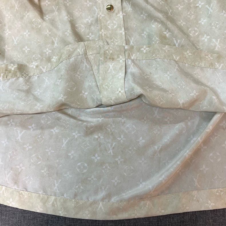 Louis Vuitton Louis Vuitton Full-print silk-smudged shirt Size XS / US 0-2 / IT 36-38 - 3 Thumbnail