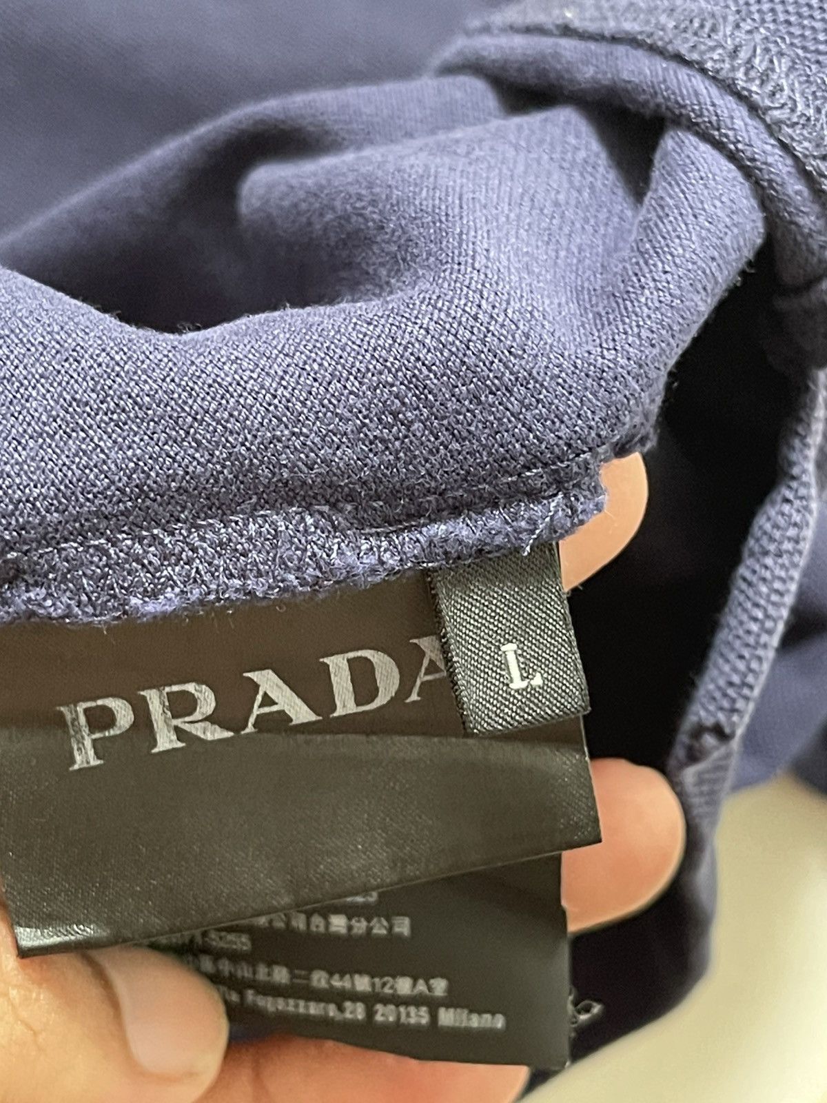Prada Prada Side Logo Polo Shirt Size US M / EU 48-50 / 2 - 10 Thumbnail