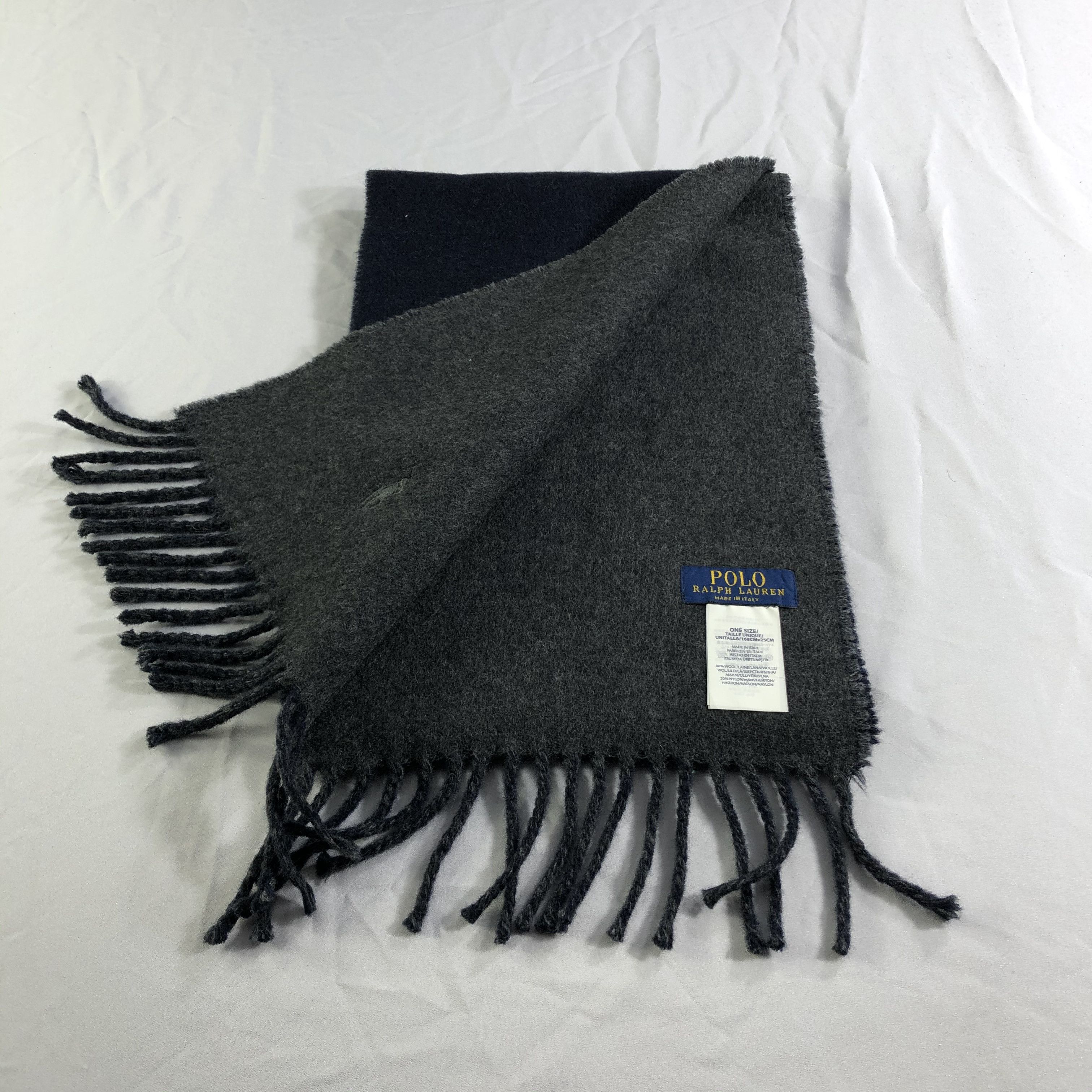 Polo Ralph Lauren Polo Ralph Lauren Wool Scarf Muffler Neckwear V2425 Size ONE SIZE - 5 Thumbnail