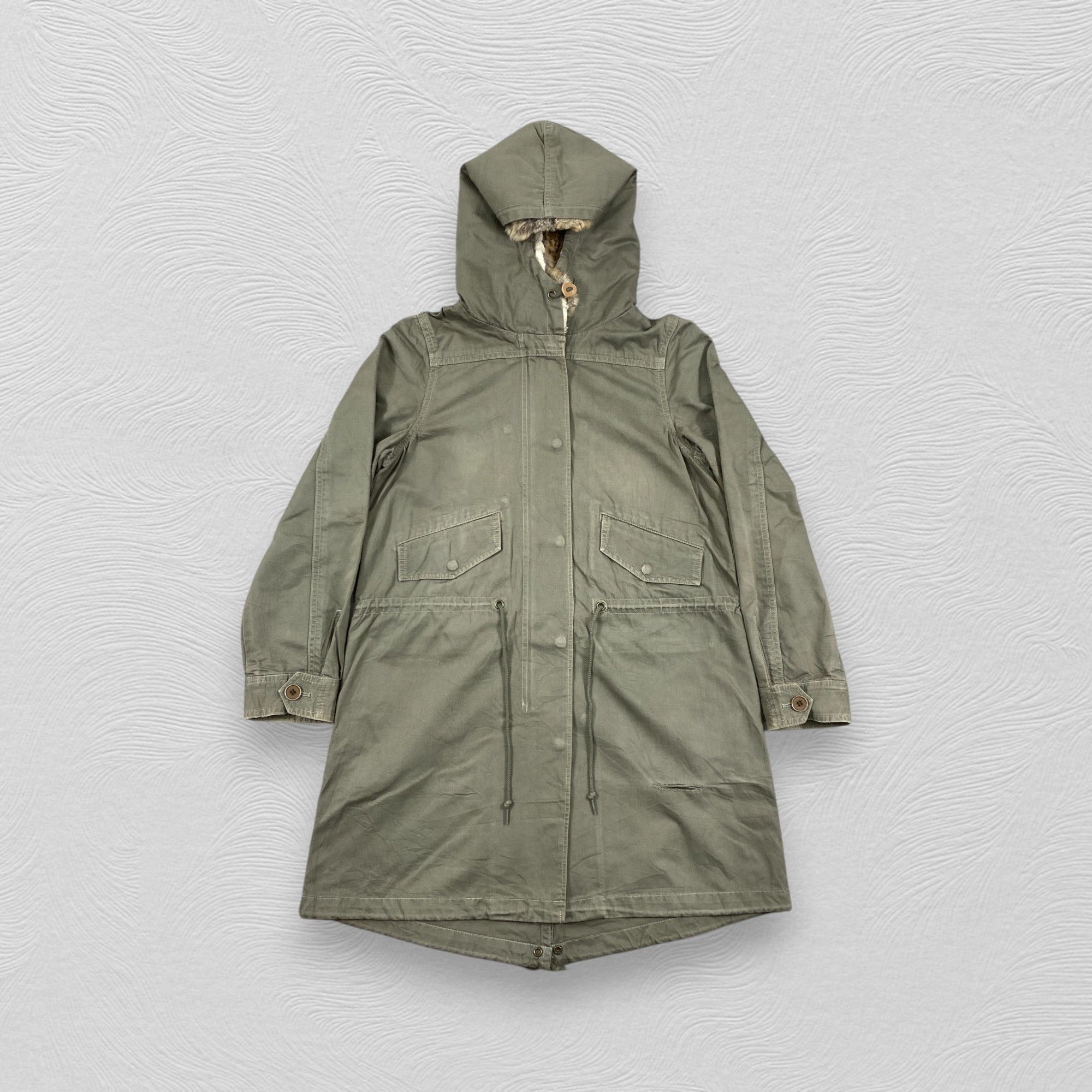 Japanese Brand Vintage Japanese Brand SLB Heavy Coat Parka Jacket -J303 Size US S / EU 44-46 / 1 - 1 Thumbnail