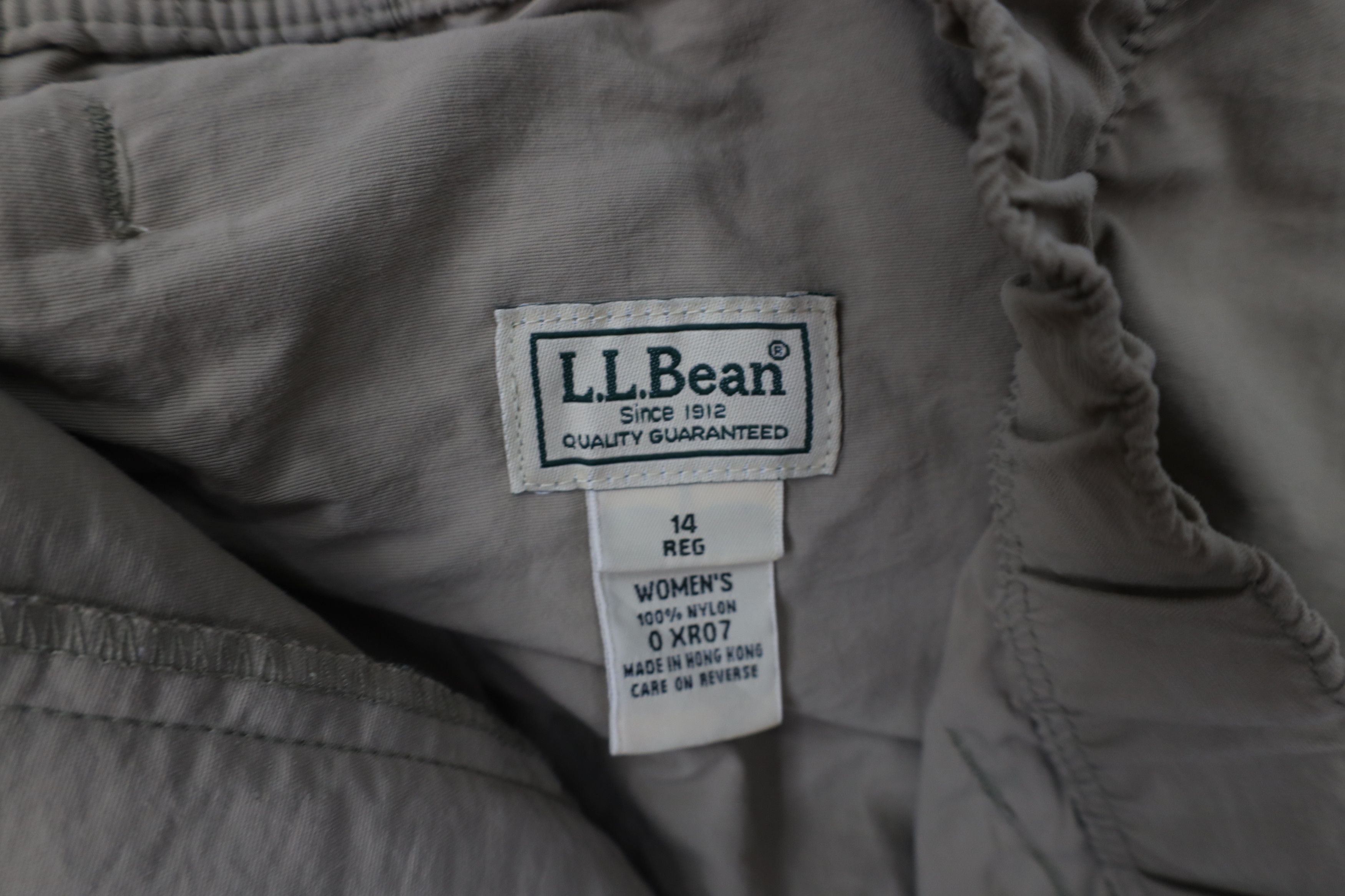 L.L. Bean Vintage LL Bean Convertible Cargo Pants Shorts Beige Nylon Size 36" / US 14 / IT 50 - 10 Thumbnail