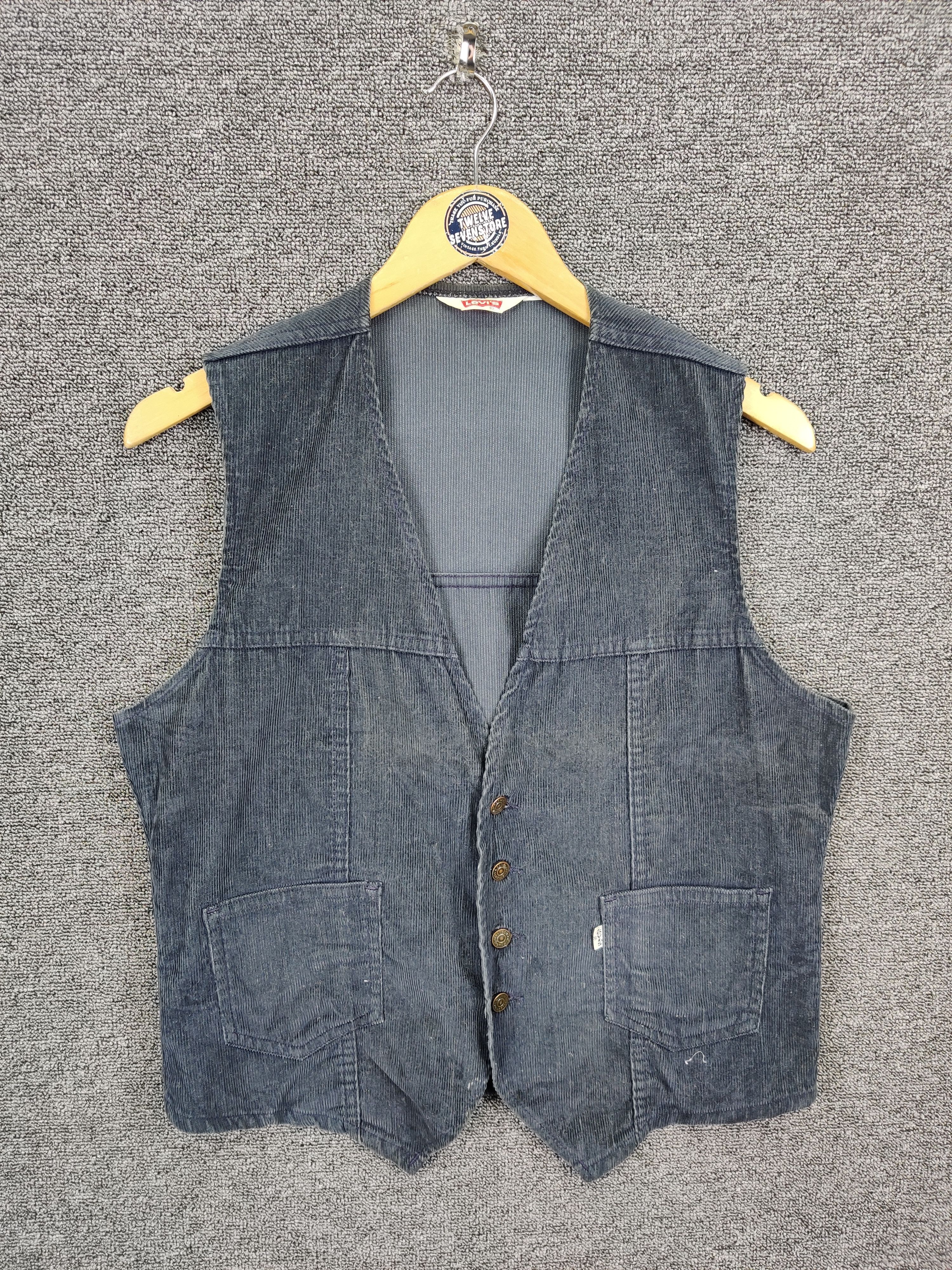 Levi's Vintage Clothing Vintage 90's Levi's Corduroy Buttons Ups Vest Size US M / EU 48-50 / 2 - 1 Thumbnail
