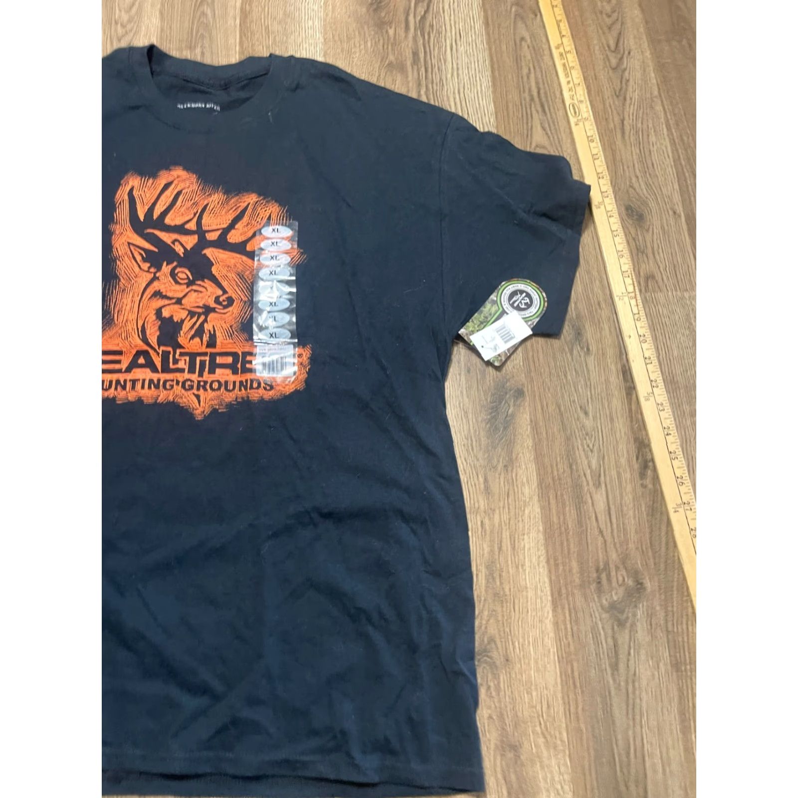 Realtree Realtree Shirt Men's XL Black Orange Realtree Hunting Grounds NWT Deer Shirt / T-Shirt Size US XL / EU 56 / 4 - 4 Thumbnail