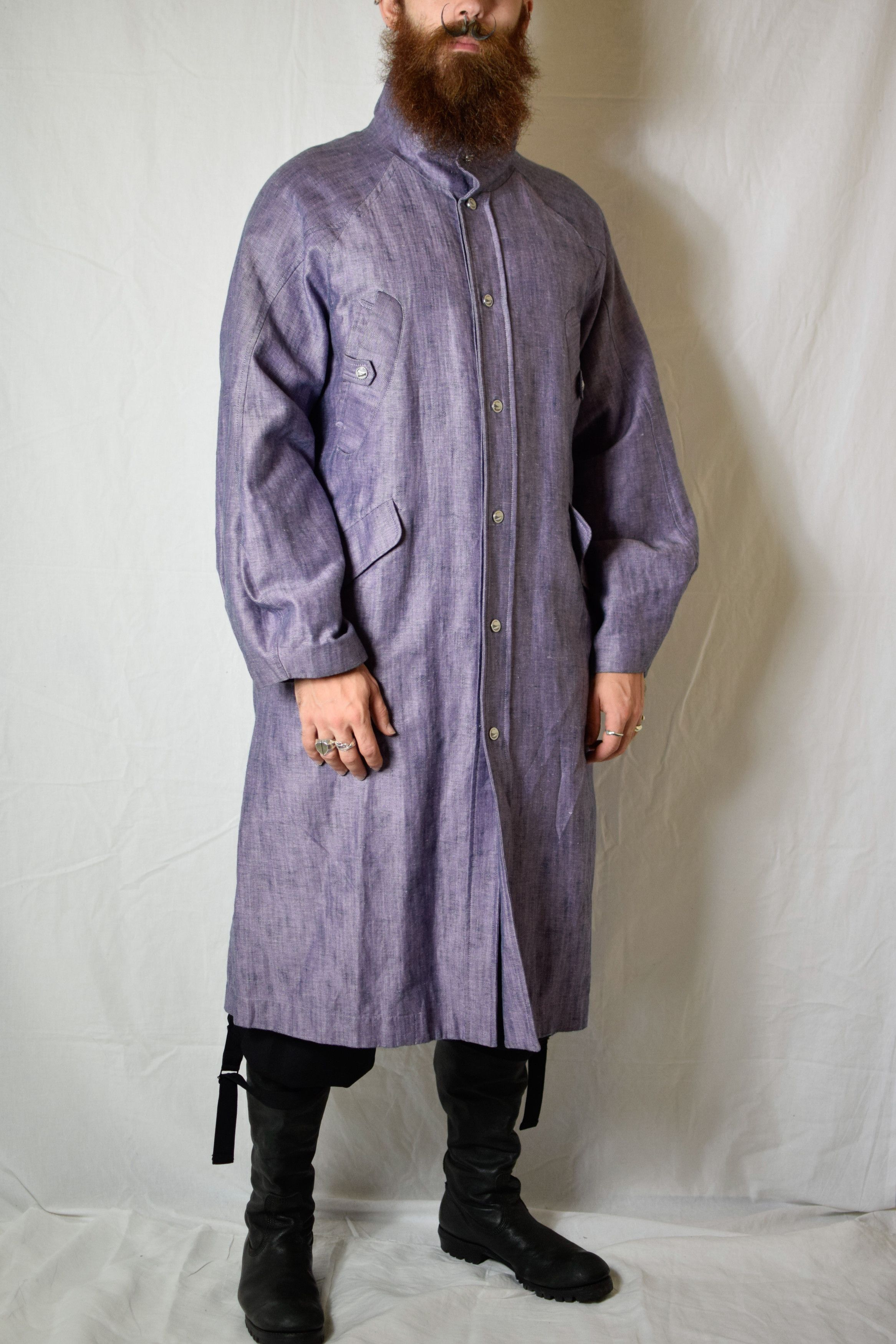 Kiko Kostadinov Kiko Kostadinov SS22 Purple Torino Coat Size US M / EU 48-50 / 2 - 5 Thumbnail