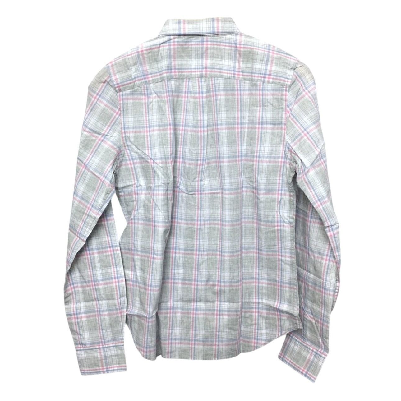 UNTUCKit UNTUCKIT Chasseles Plaid Shirt Cotton Gray Pink Size 10 Size S / US 4 / IT 40 - 3 Thumbnail