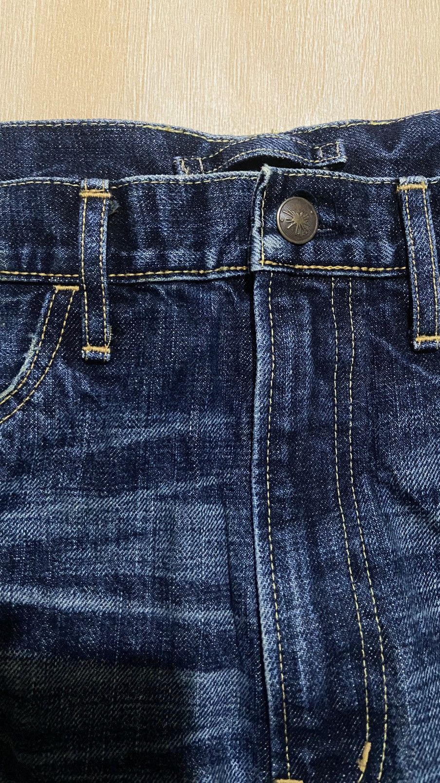 Maison MIHARA YASUHIRO Selvedge Distressed Faded Blue Wash Mihara Yasuhiro Jeans Size US 31 - 5 Thumbnail