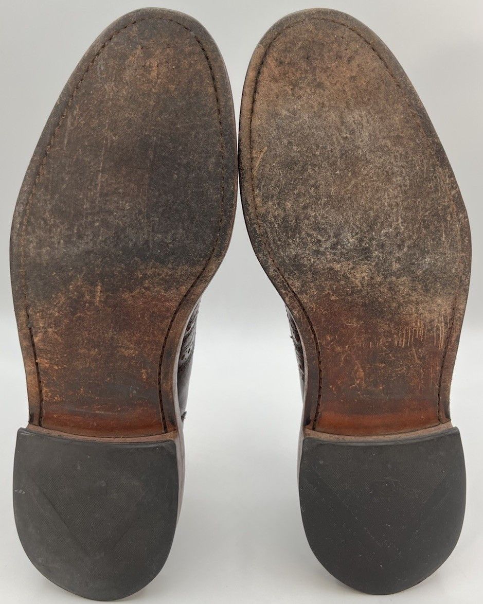 Allen Edmonds Allen Edmonds MCTAVISH Oxford Wingtip Brown Leather Size 9D Size US 9 / EU 42 - 11 Thumbnail