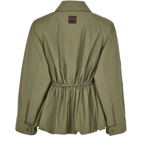 Loewe LOEWE Balloon Khaki Green Cotton Jacket New & Authentic (Wom Size XS / US 0-2 / IT 36-38 - 2 Thumbnail