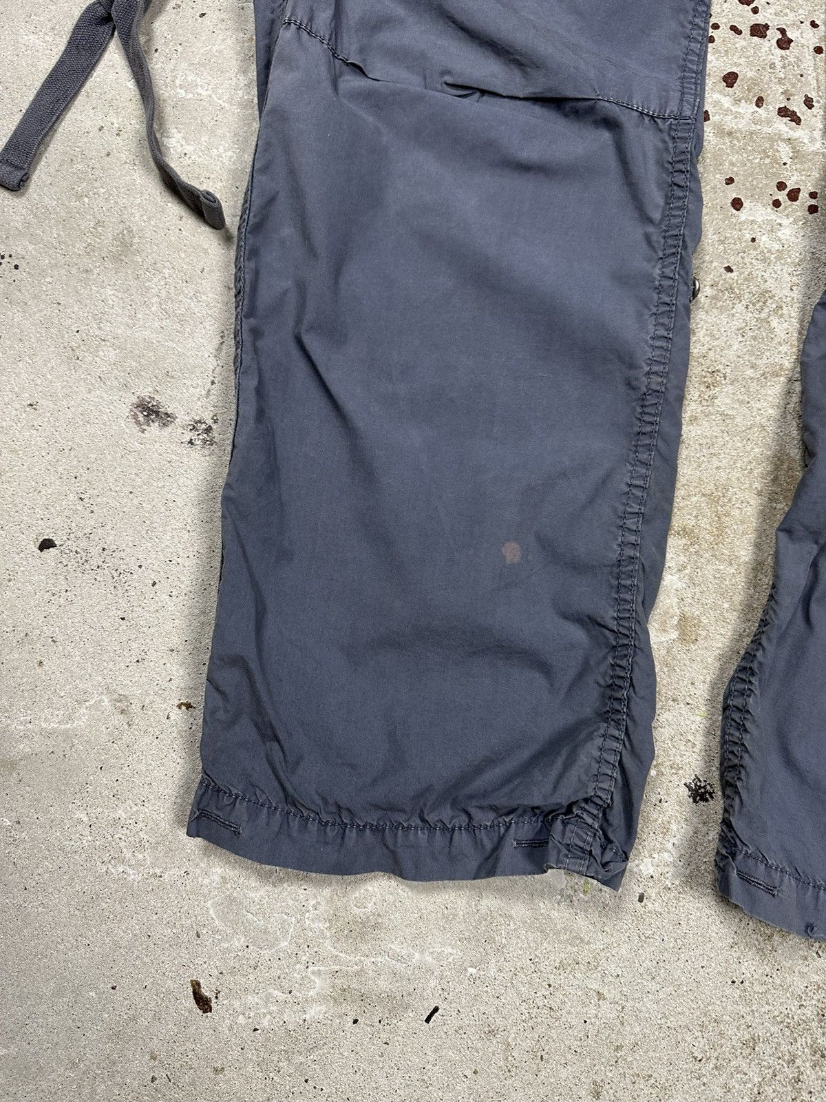 Japanese Brand × Vintage Vintage Y2K Grey Bondage Parachute Cargo Pants Size US 34 / EU 50 - 3 Thumbnail