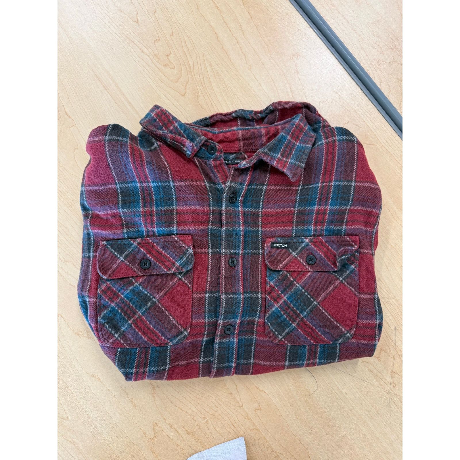 Brixton Brixton Bowery Red Plaid Flannel Shirt Men’s Large Size US L / EU 52-54 / 3 - 3 Thumbnail