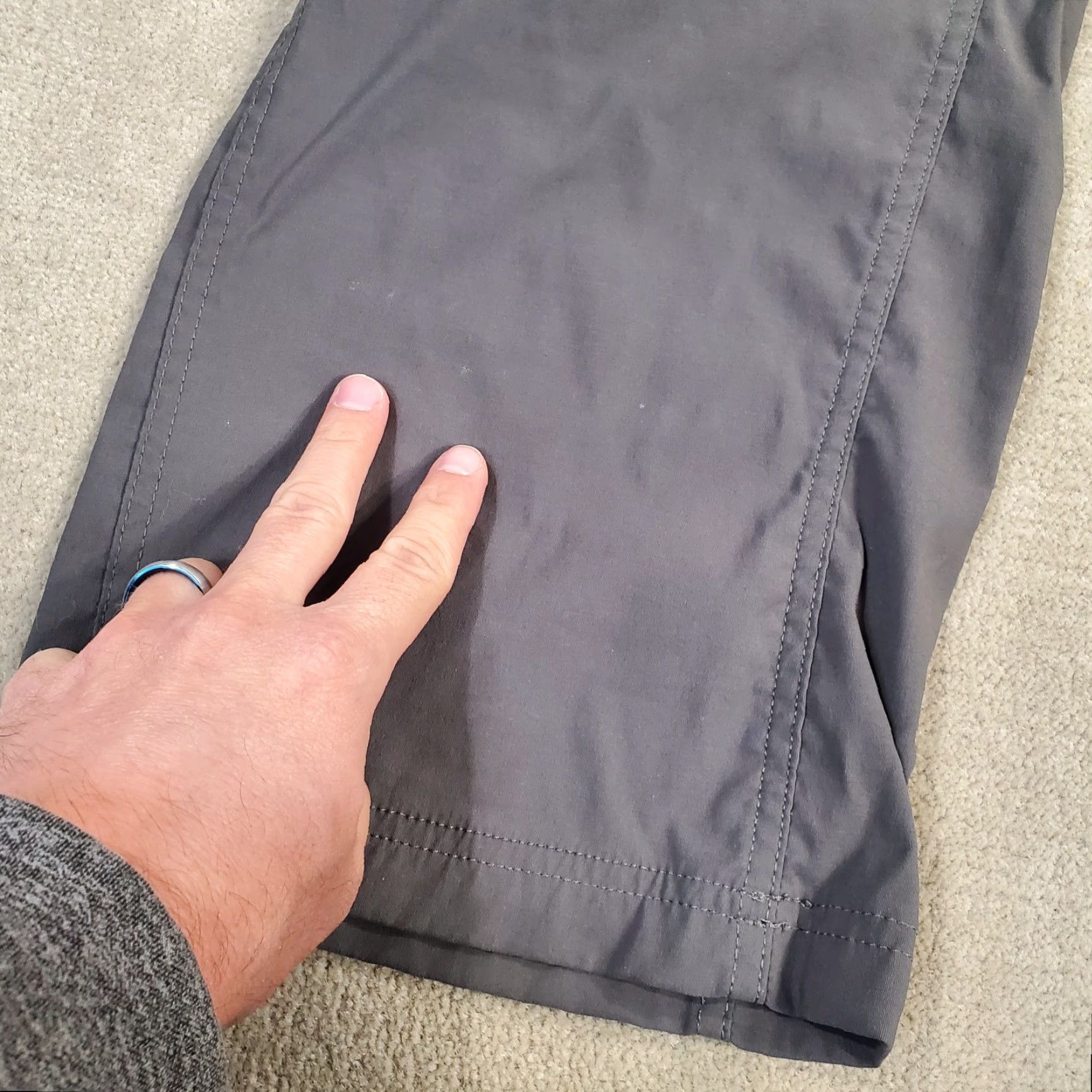Eddie Bauer Eddie Bauer First Ascent Pants Mens 38x30 Gray Cargo Outdoors Hiking Stretch Size US 38 / EU 54 - 5 Thumbnail
