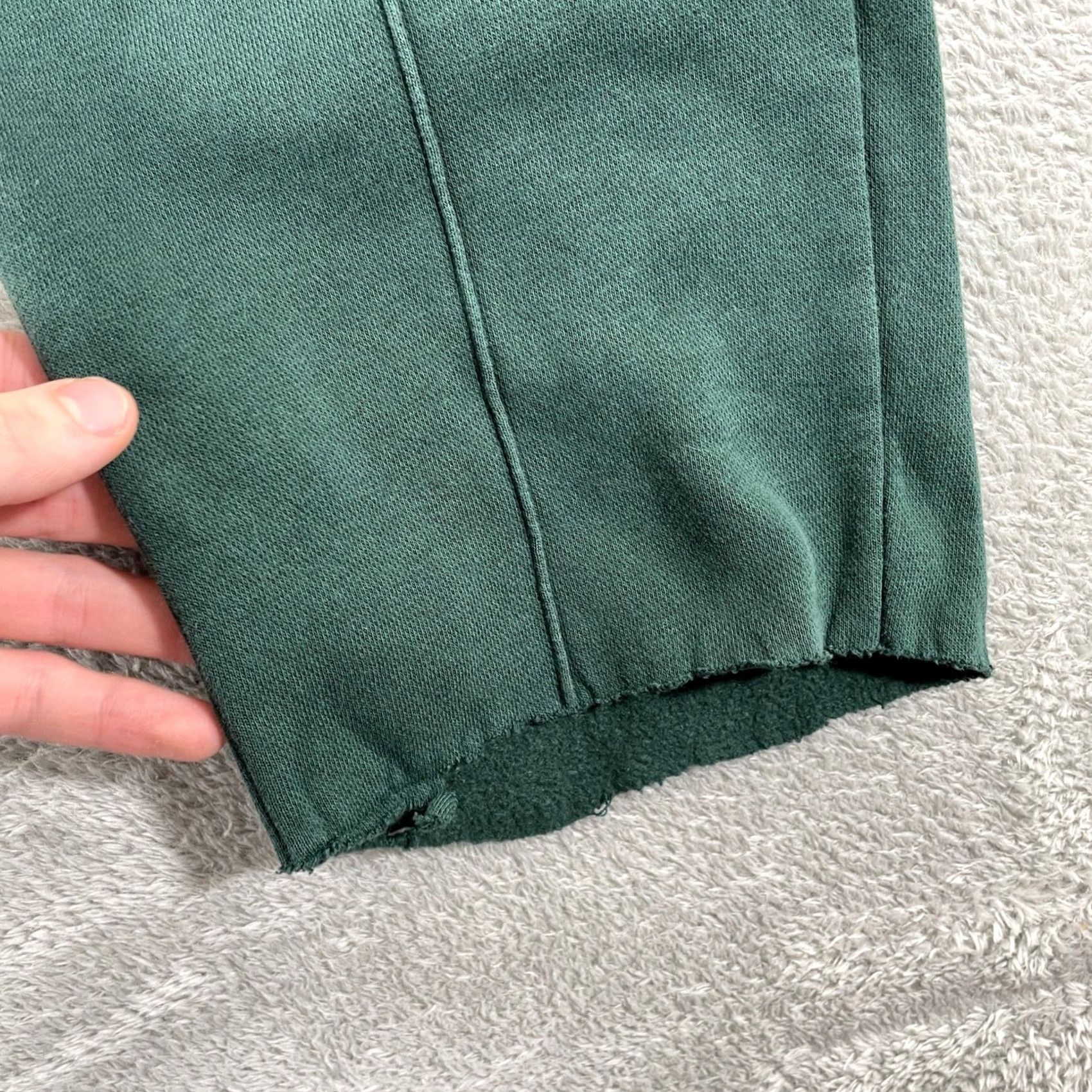 Nike Nike Sweatpants Women XS Green Elastic Waist Raw Hem Gym Running Sweatpants Size 26" / US 2 / IT 38 - 5 Thumbnail