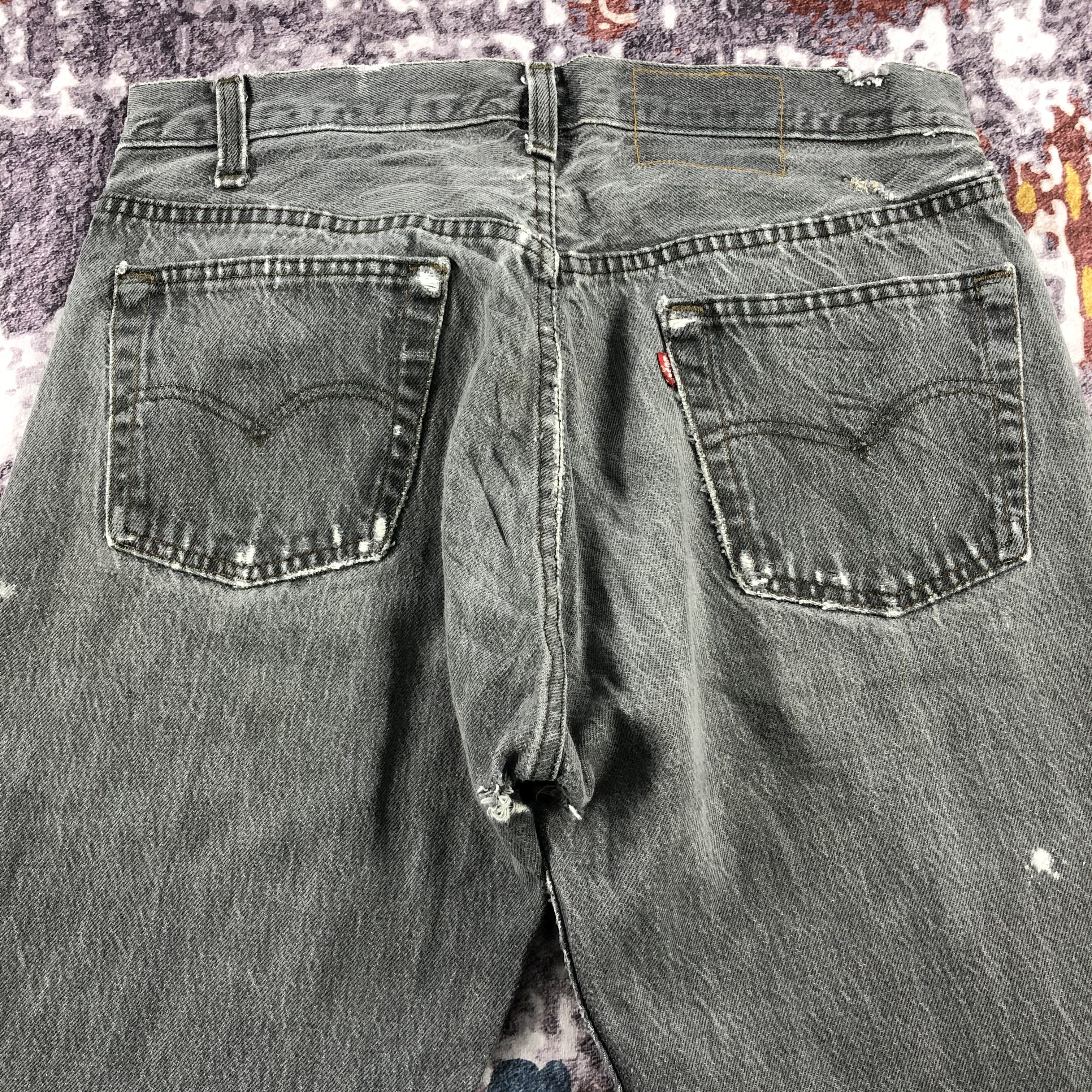 Levi's × Vintage Vintage 90s Sunfaded Levis 501 Jeans-JM2224 Size US 31 - 5 Thumbnail
