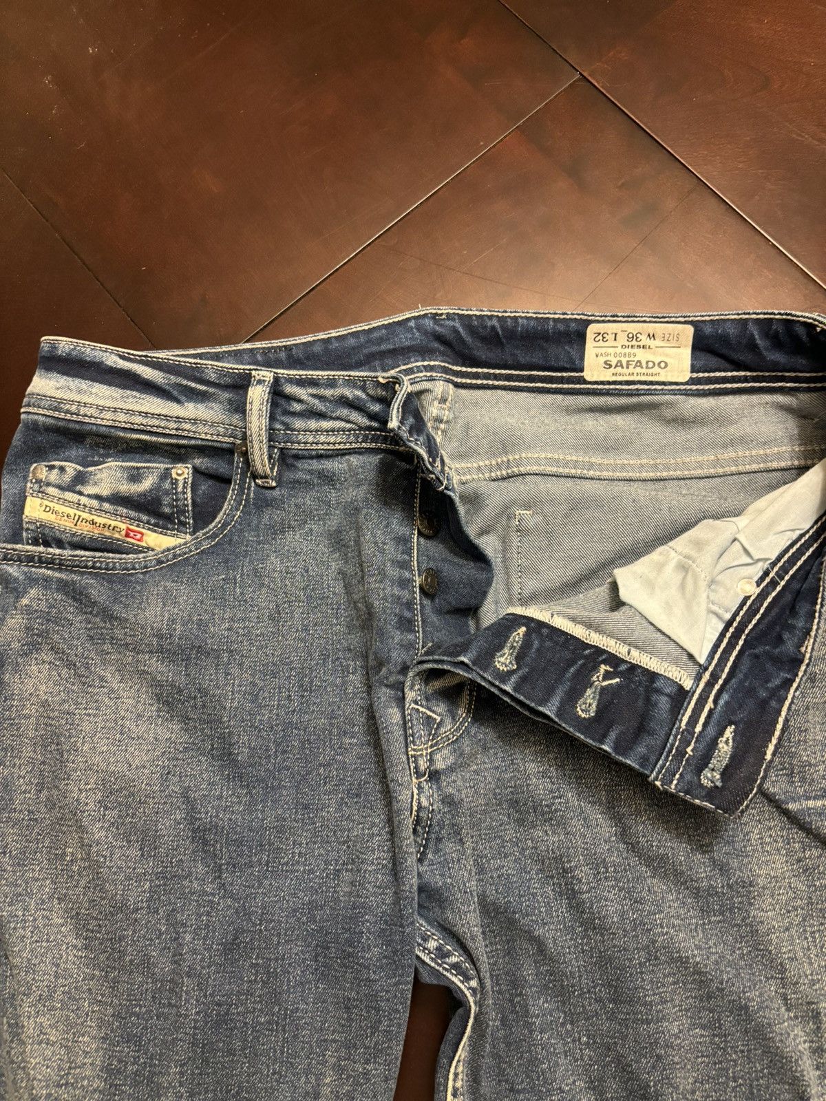 Diesel Vintage diesel jeans Size US 36 / EU 52 - 2 Thumbnail
