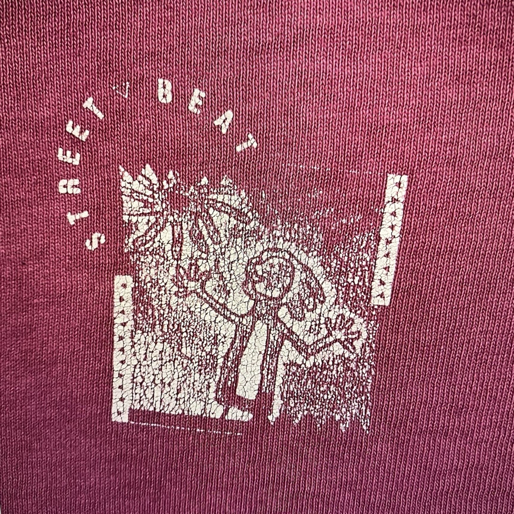 Fruit Of The Loom VINTAGE Fruit of the Loom 90s T-Shirt XL Unisex Adults Pink Short Sleeve Crew Neck Kokopelli Graphic Street Art Casual Size US XL / EU 56 / 4 - 3 Thumbnail