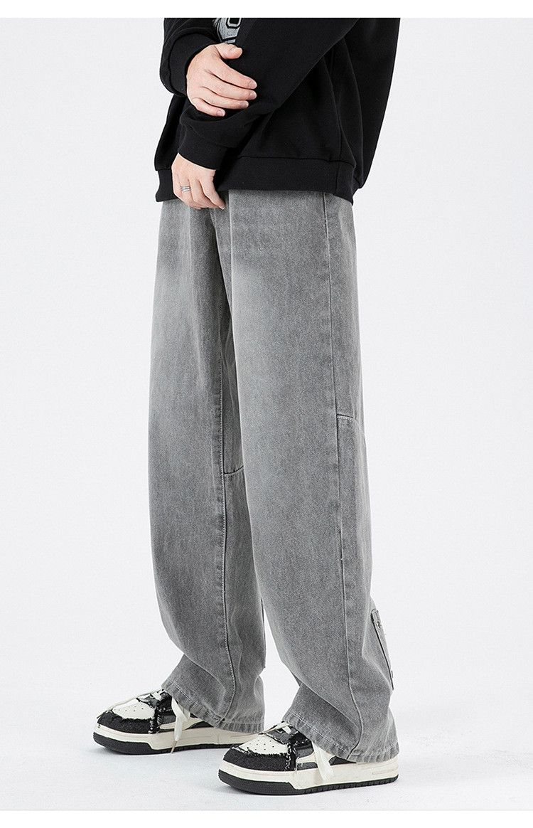 Japanese Brand × Jean Casual heavy washed distressed loose straight jeans Size US 32 / EU 48 - 2 Thumbnail