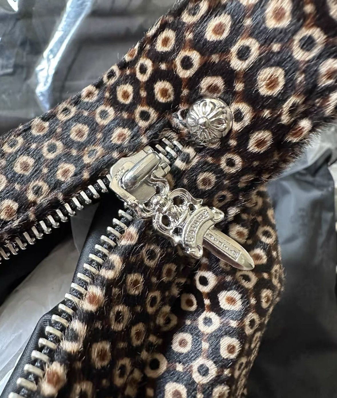 Chrome Hearts Aspen exclusive pony hair cross Lyon bag Size ONE SIZE - 6 Thumbnail