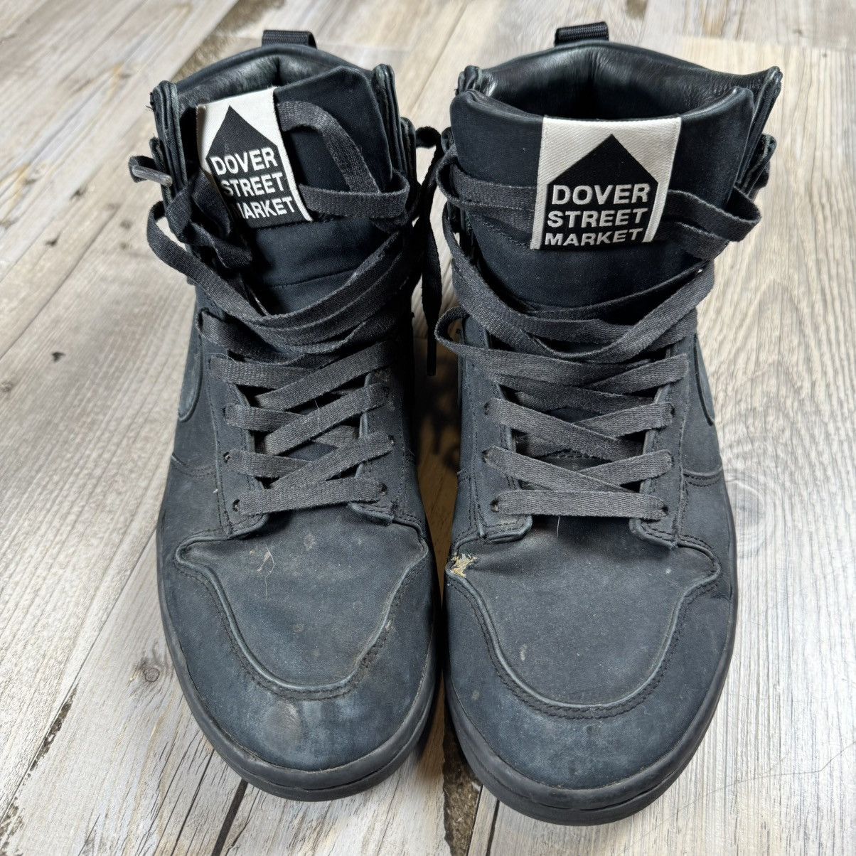 Dover Street Market × Nike Rare Nike x Dover Street Market Black Dunk Highs Size US 8.5 / EU 41-42 - 1 Thumbnail