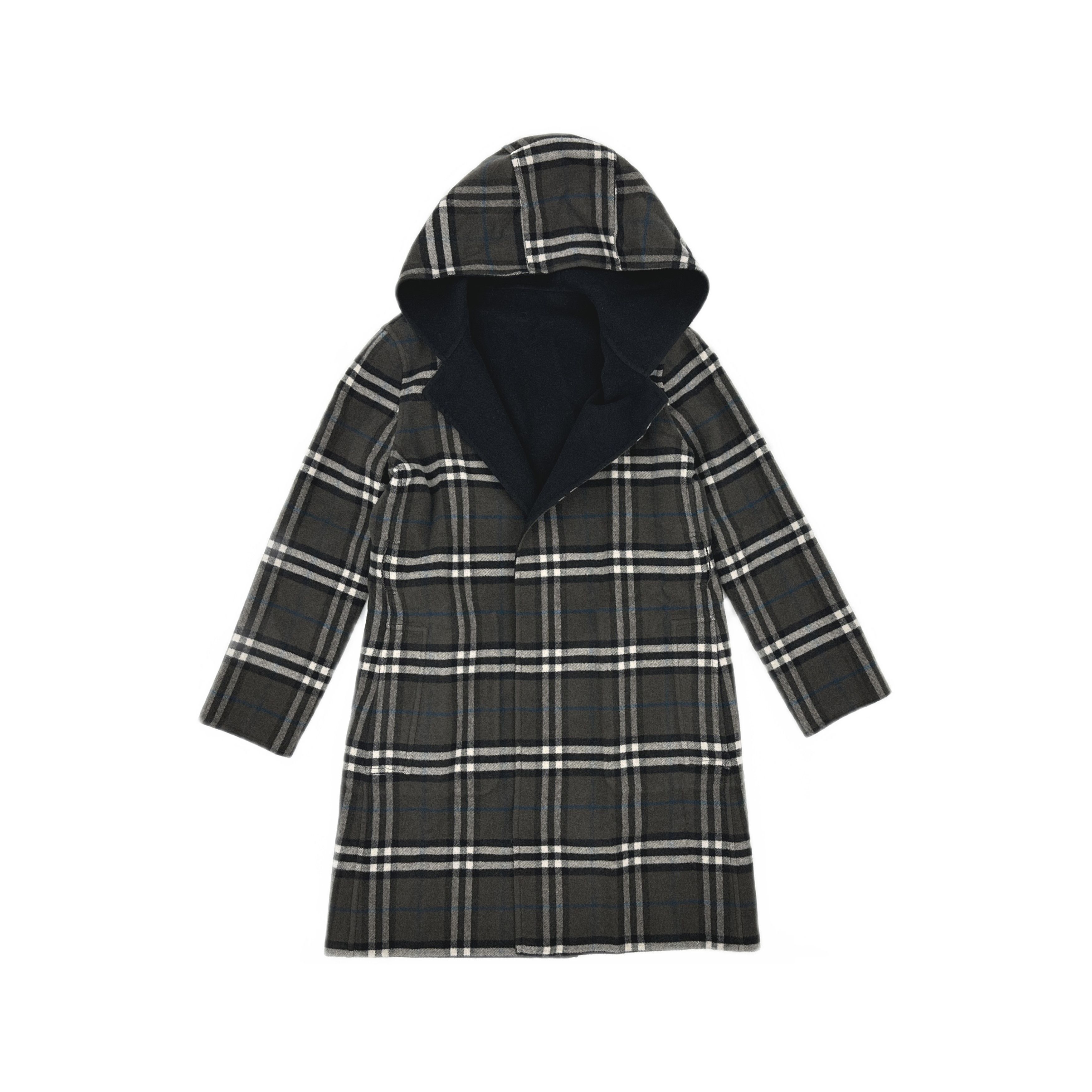 Burberry Burberry Reversible Hooded Wool Coat Size 4 Size S / US 4 / IT 40 - 1 Thumbnail
