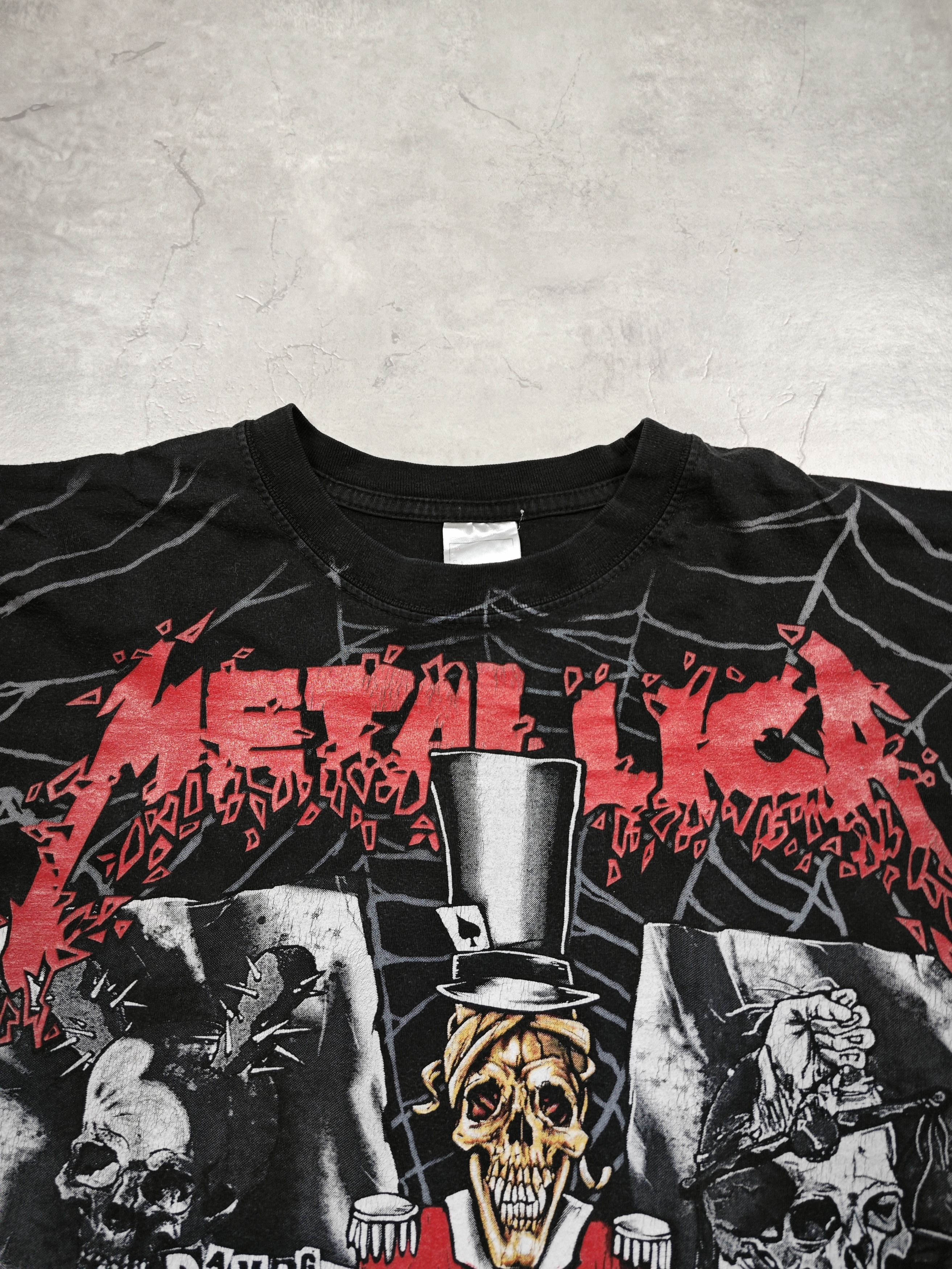 Vintage Metalica Vintage T Shirt Size US XL / EU 56 / 4 - 3 Thumbnail