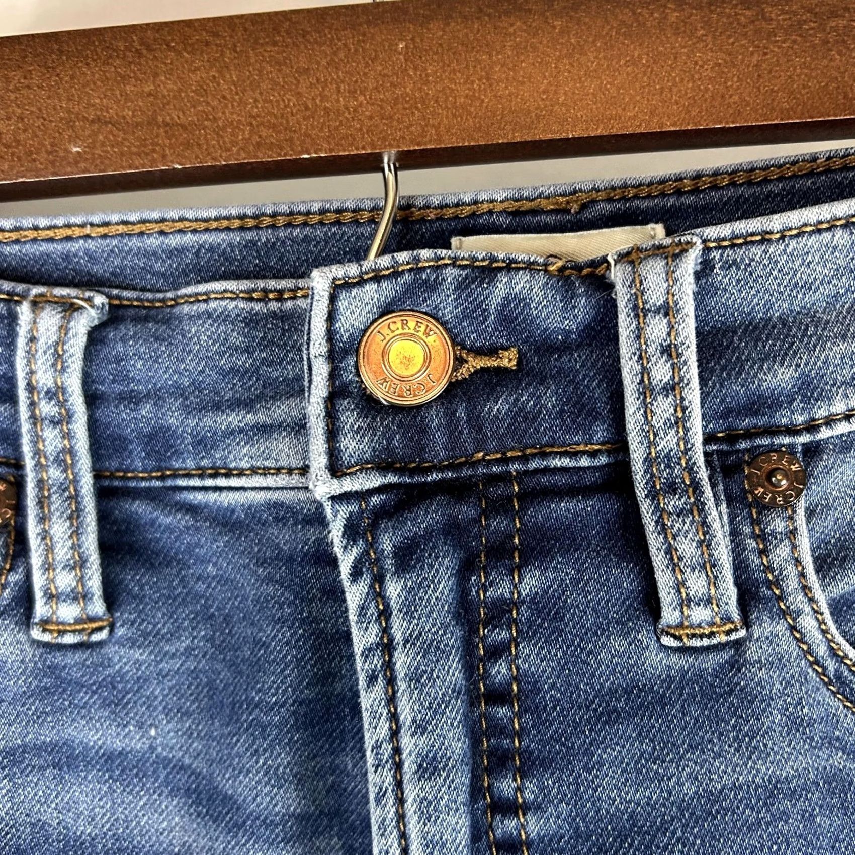 J.Crew J.CREW Jeans Womens 28 Blue Skinny Mid Rise Stretch Denim Casual J4756 Size 28" / US 6 / IT 42 - 3 Thumbnail